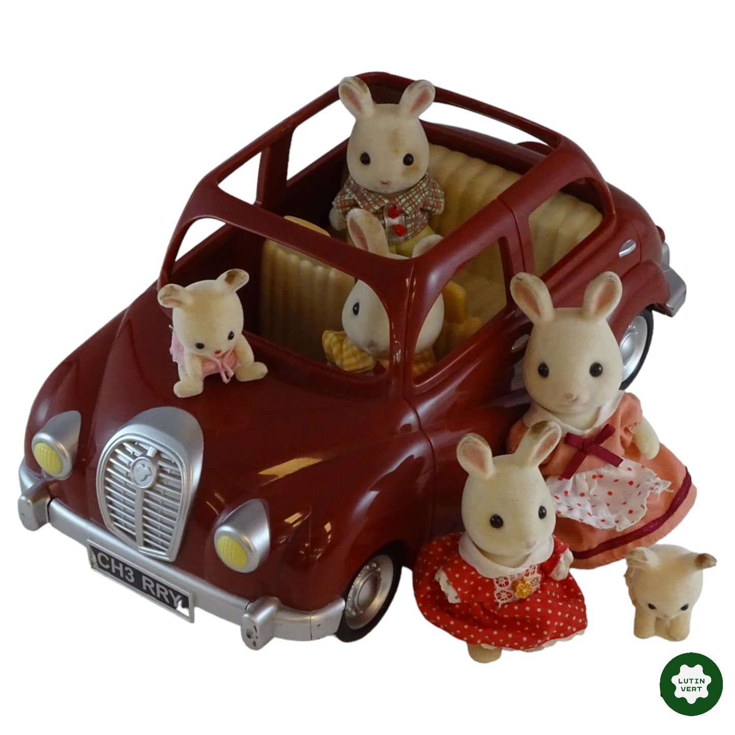 6 lapins avec voiture d'occasion SYLVANIANS - Dès 4 ans | Lutin Vert