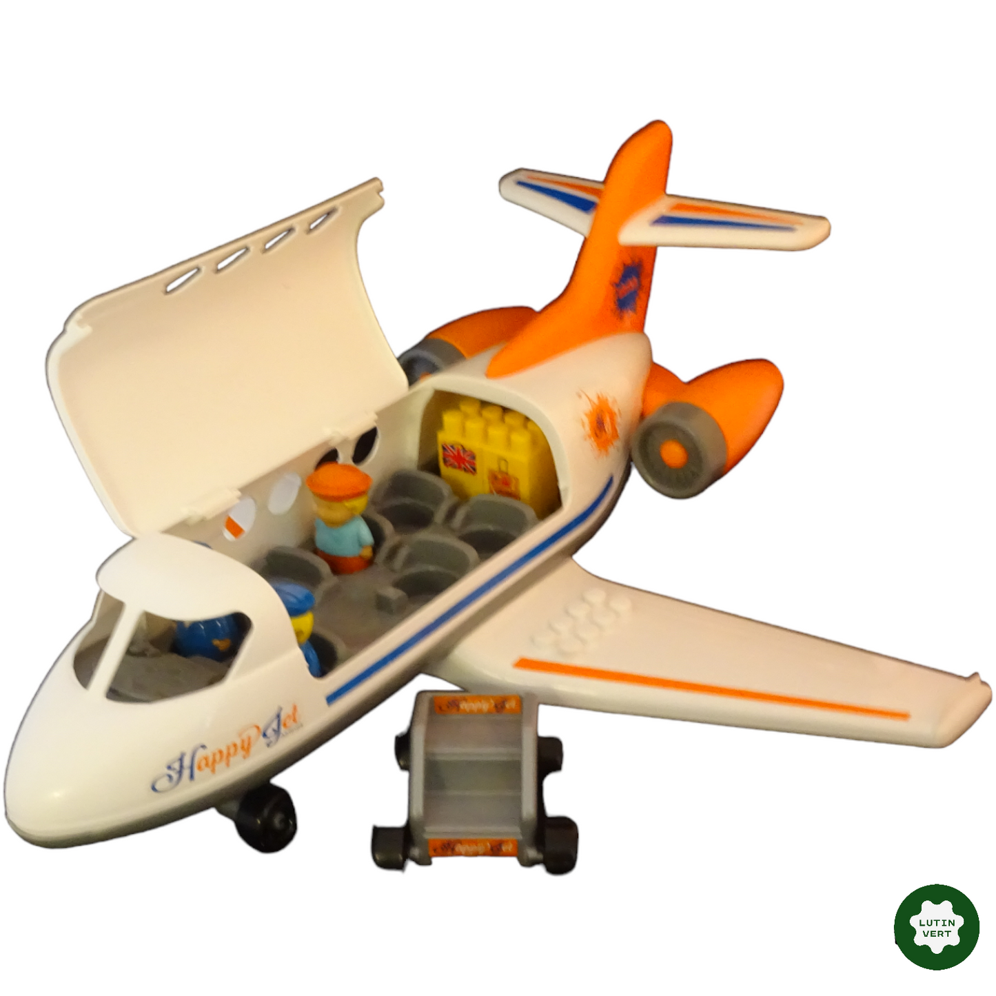 Happy jet - avion abrick d'occasion ECOIFFIER - Dès 4 ans | Lutin Vert