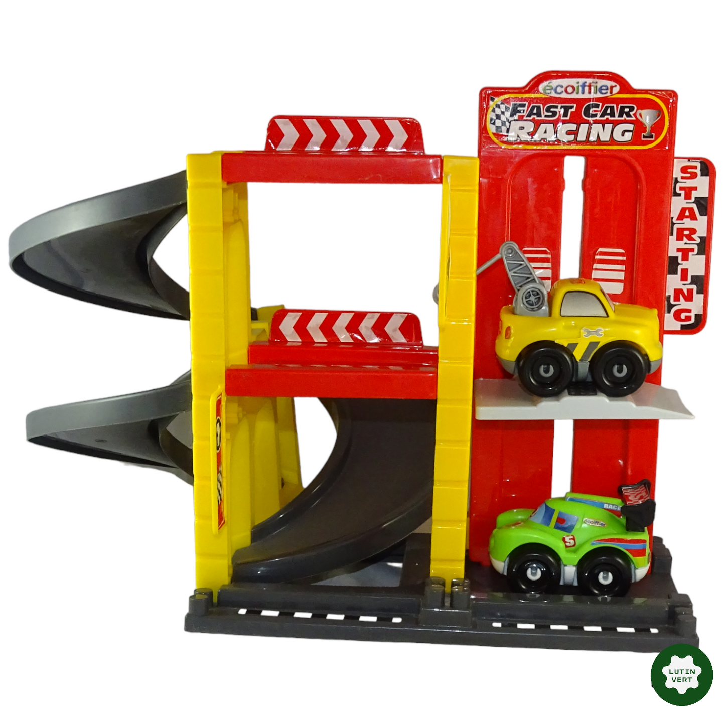 Circuit fast car Racing d'occasion ECOIFFIER - Dès 3 ans | Lutin Vert