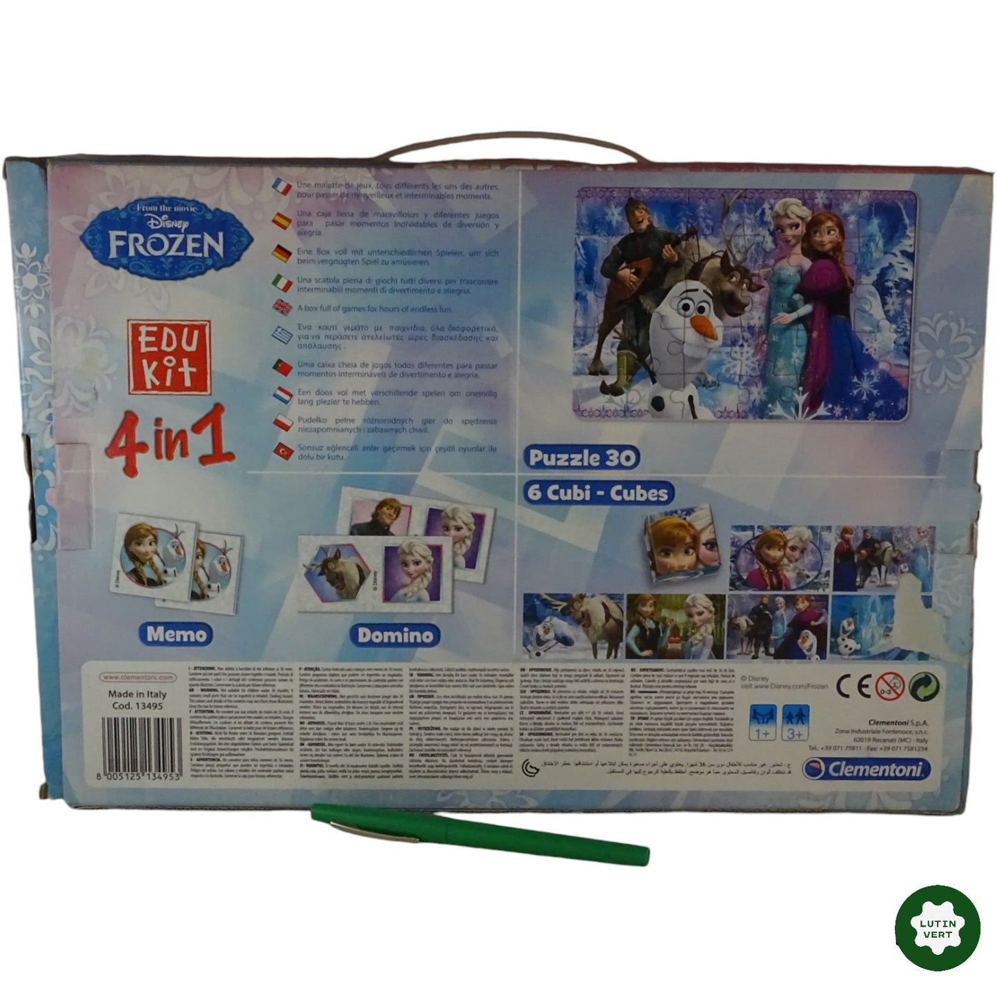 EduKit 4en1 Reine des Neiges d'occasion CLEMENTONI - Dès 3 ans | Ref 6867