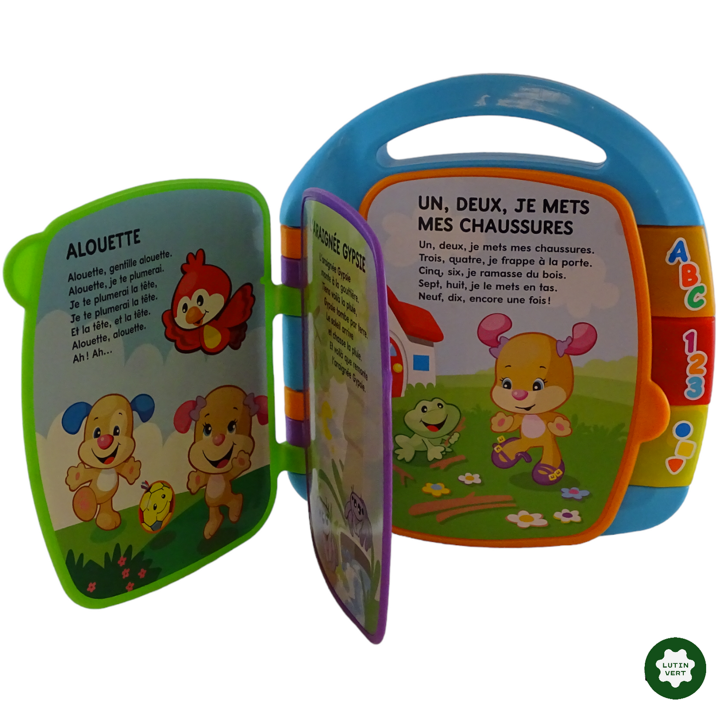 Livre interactif comptines d'occasion FISHER PRICE - Dès 2 ans | Lutin Vert