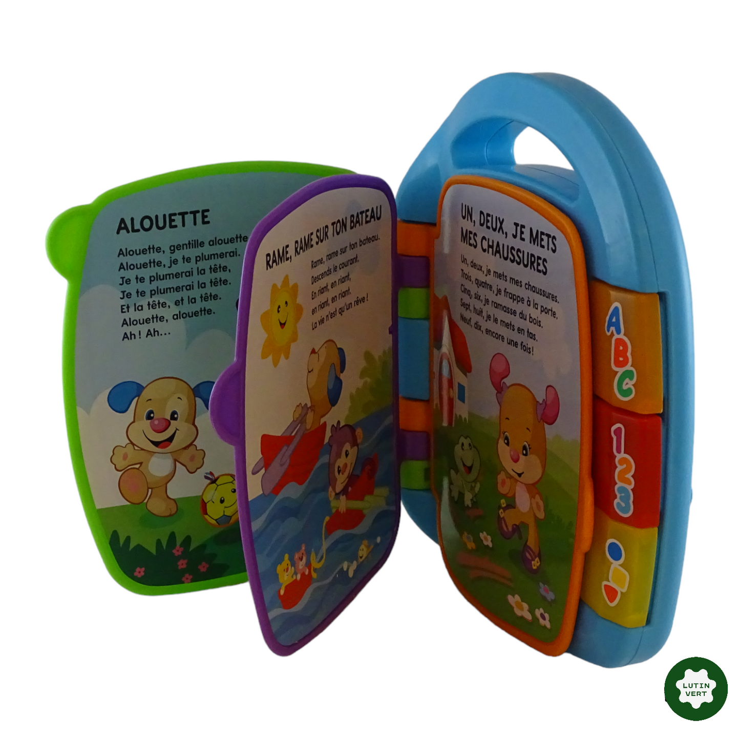 Livre interactif comptines d'occasion FISHER PRICE - Dès 2 ans | Lutin Vert