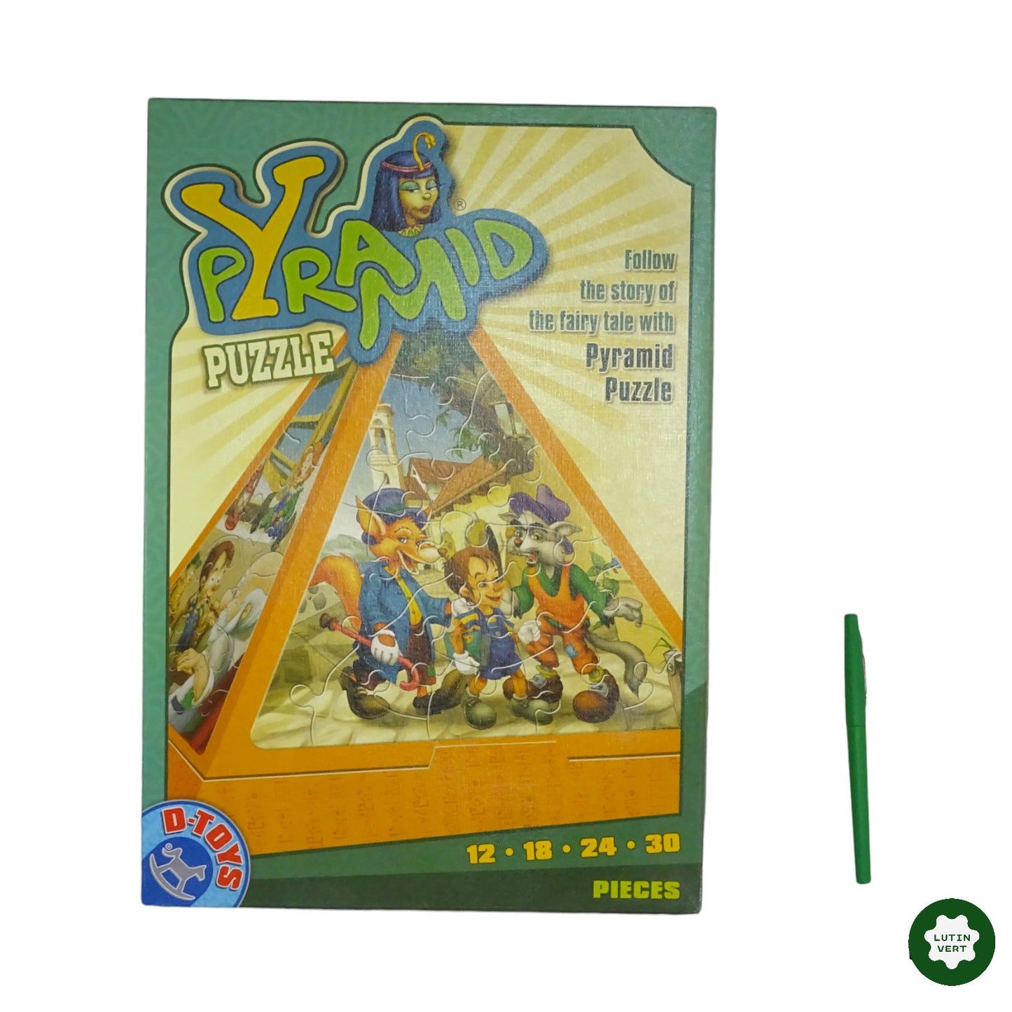 Pyramid Puzzle 12-18-24-30 pcs. d'occasion D-TOYS - Dès 5 ans | Ref 6707
