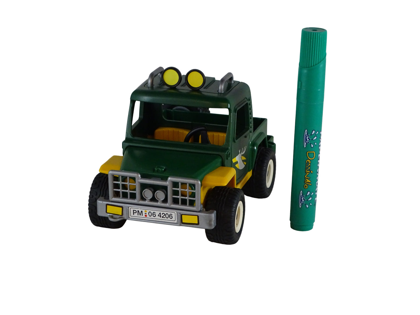 Jeep 4x4 et garde-forestier 4206 d'occasion PLAYMOBIL - Dès 4 ans | Ref 11500
