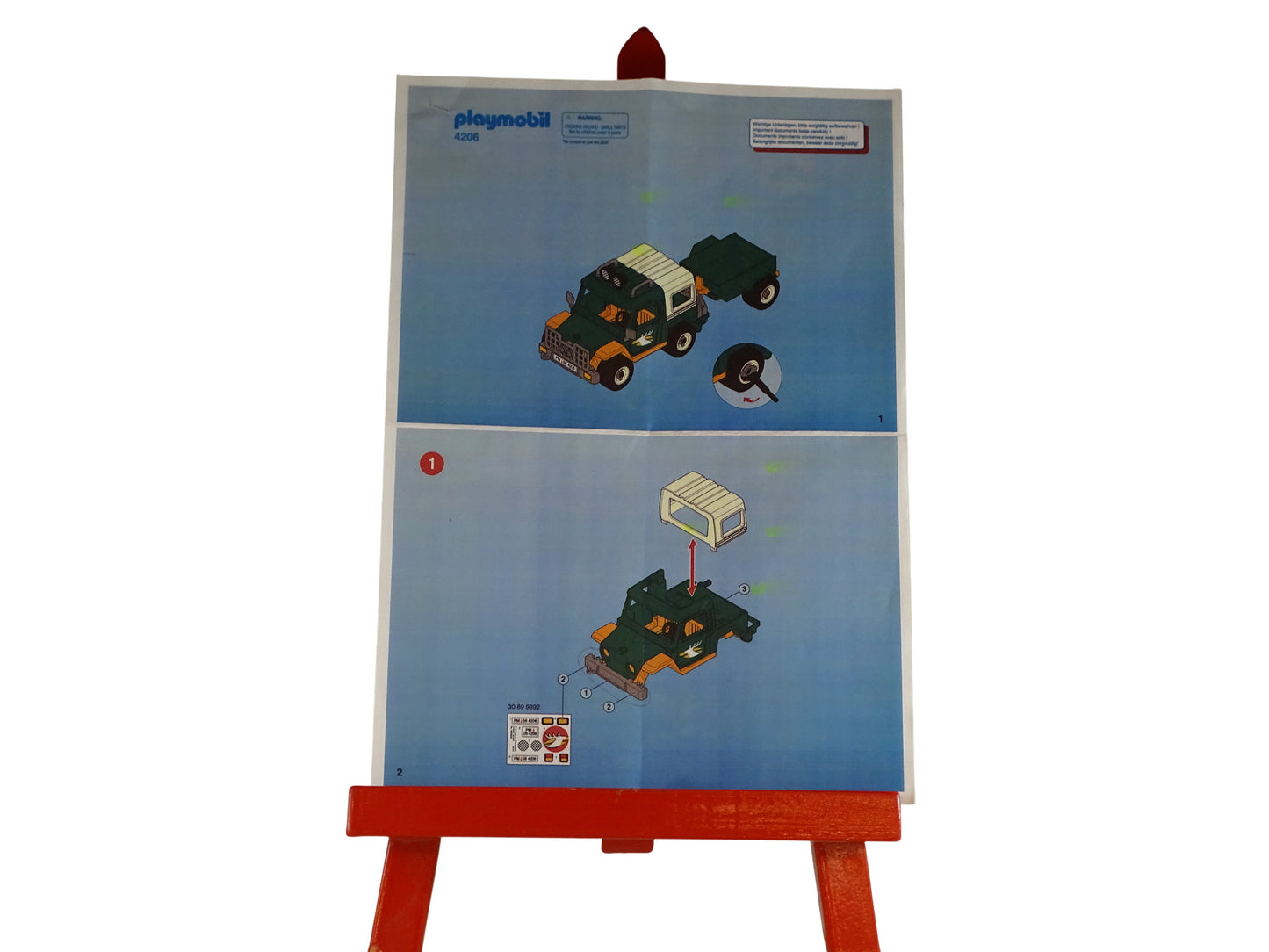Jeep 4x4 et garde-forestier 4206 d'occasion PLAYMOBIL - Dès 4 ans | Ref 11500