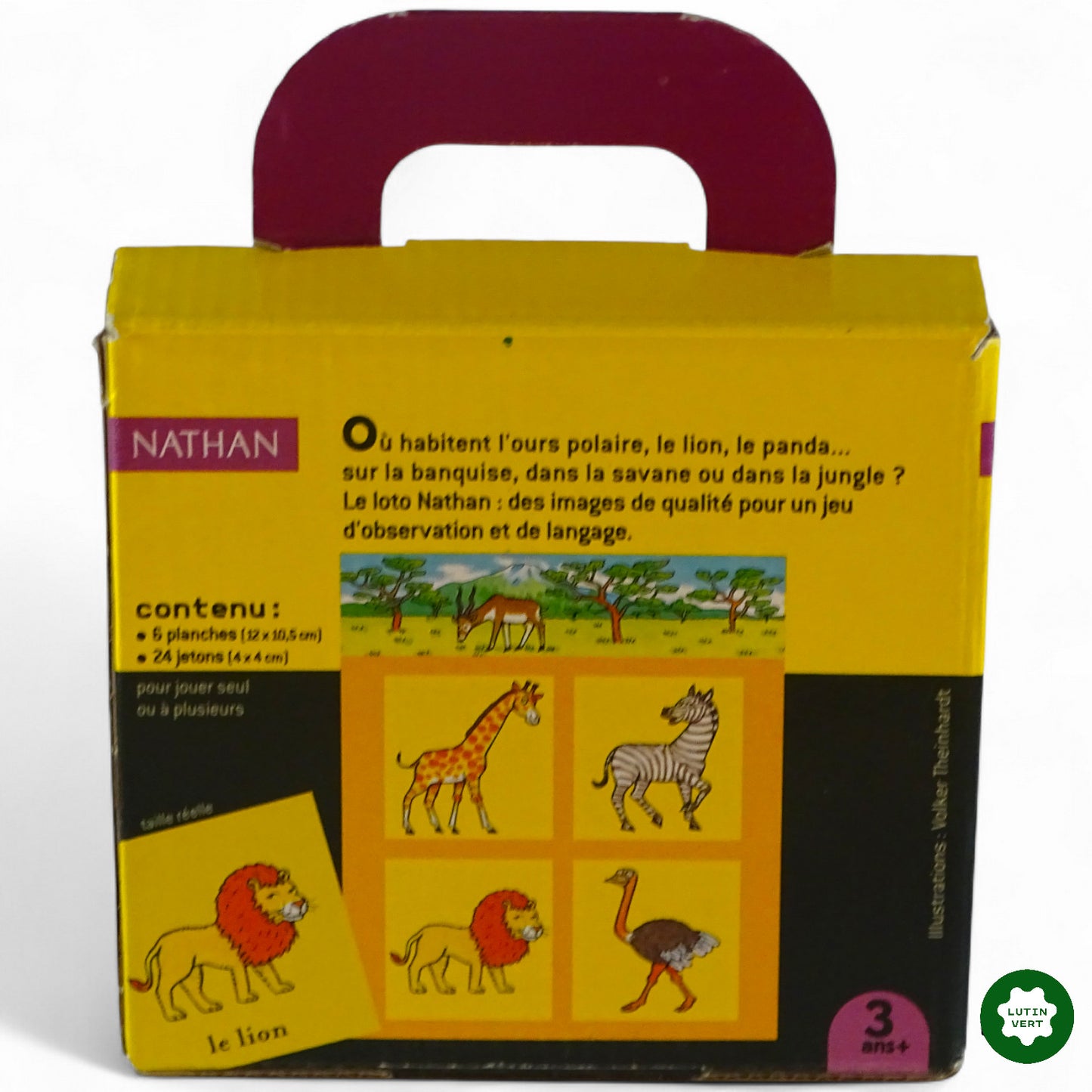 Loto animaux d'occasion NATHAN - Dès 3 ans | Ref 11561