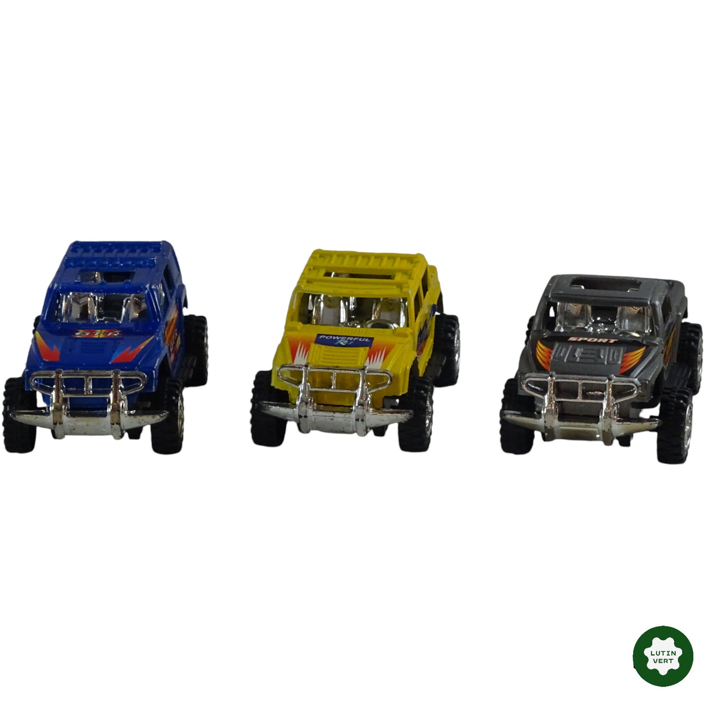 Lot de 6 voitures 4x4 plastic d'occasion SANS MARQUE - Dès 4 ans | Ref 6752