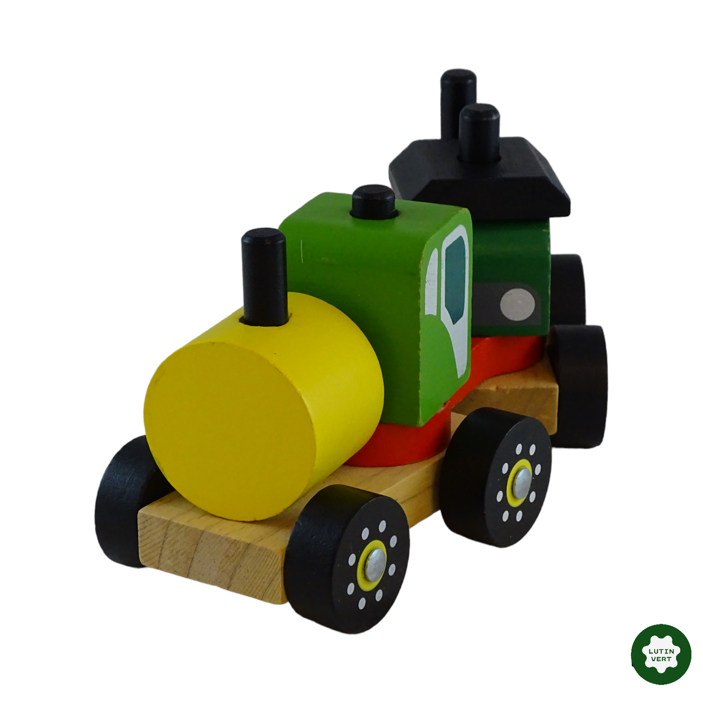 Trains à encastrer en bois d'occasion DELTA SPORT - Dès 2 ans | Lutin Vert