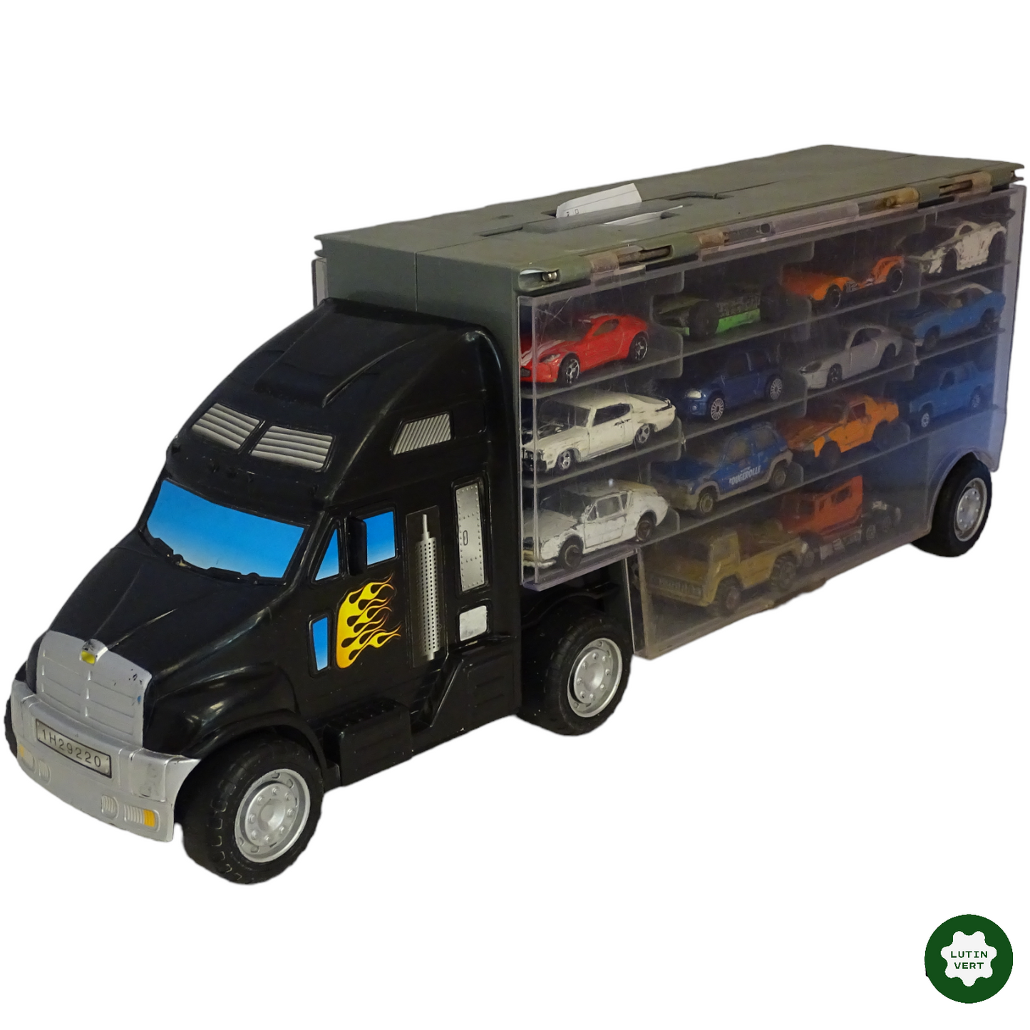 Camion transport de voiture d'occasion MOTOR MAX - Dès 3 ans | Lutin Vert