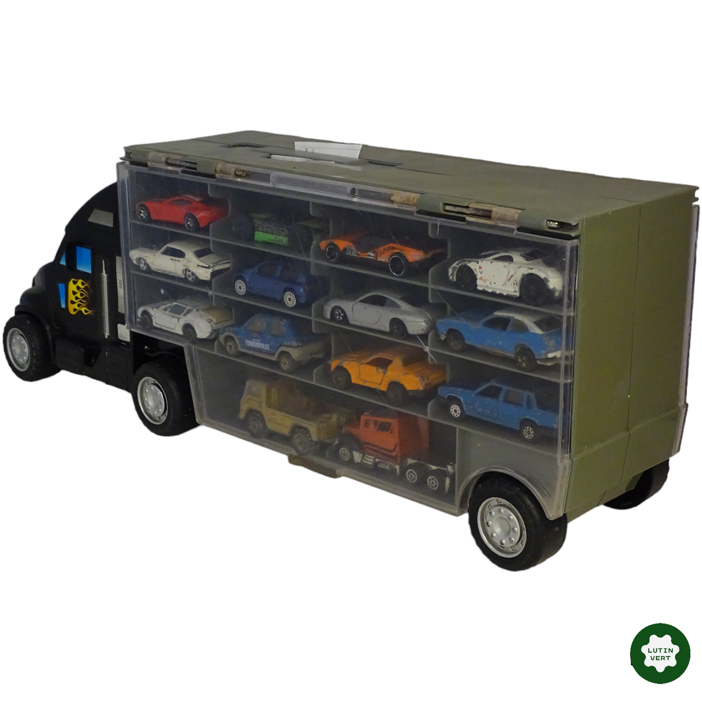 Camion transport de voiture d'occasion MOTOR MAX - Dès 3 ans | Lutin Vert
