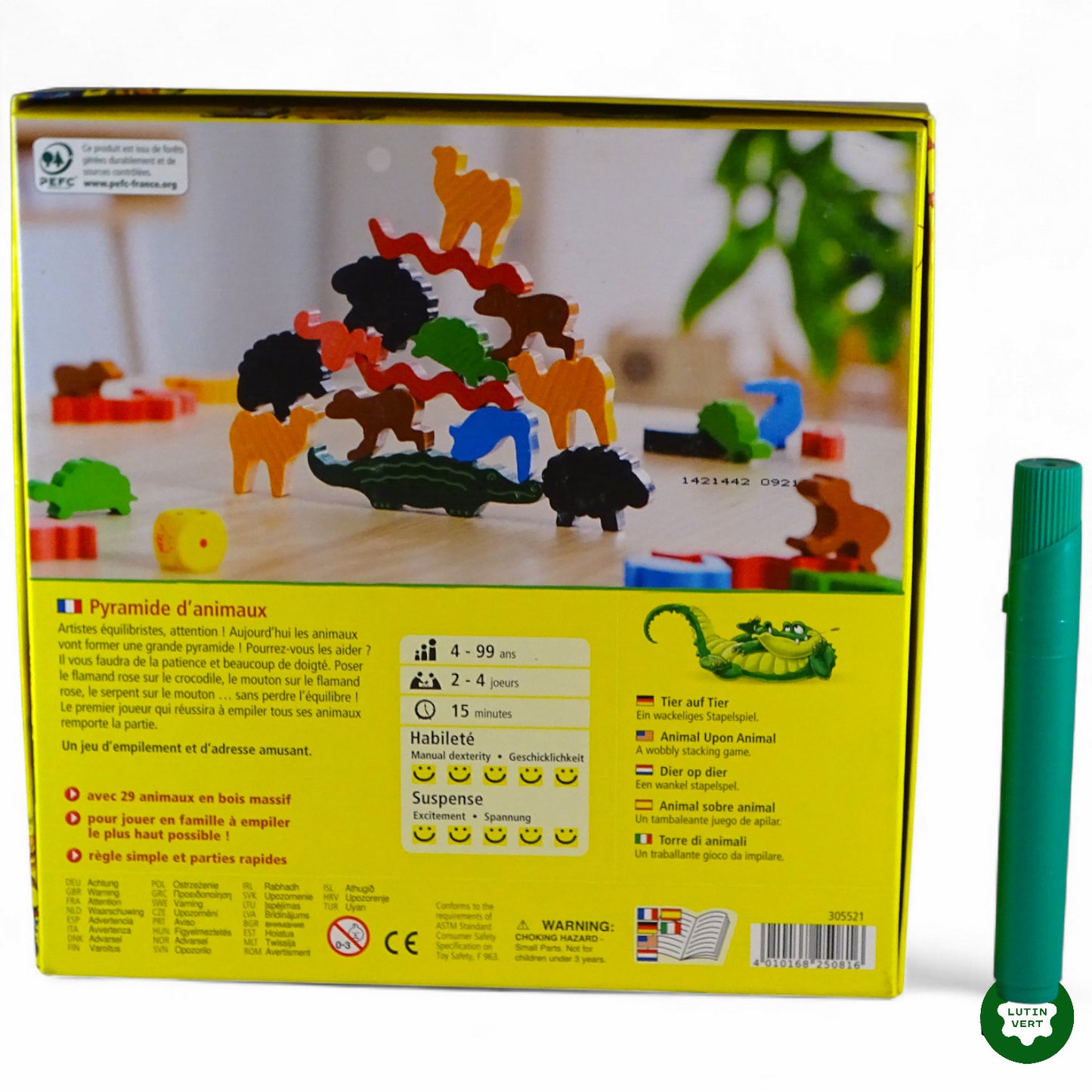 Pyramide animaux. d'occasion HABA - Dès 4 ans | Ref 11557