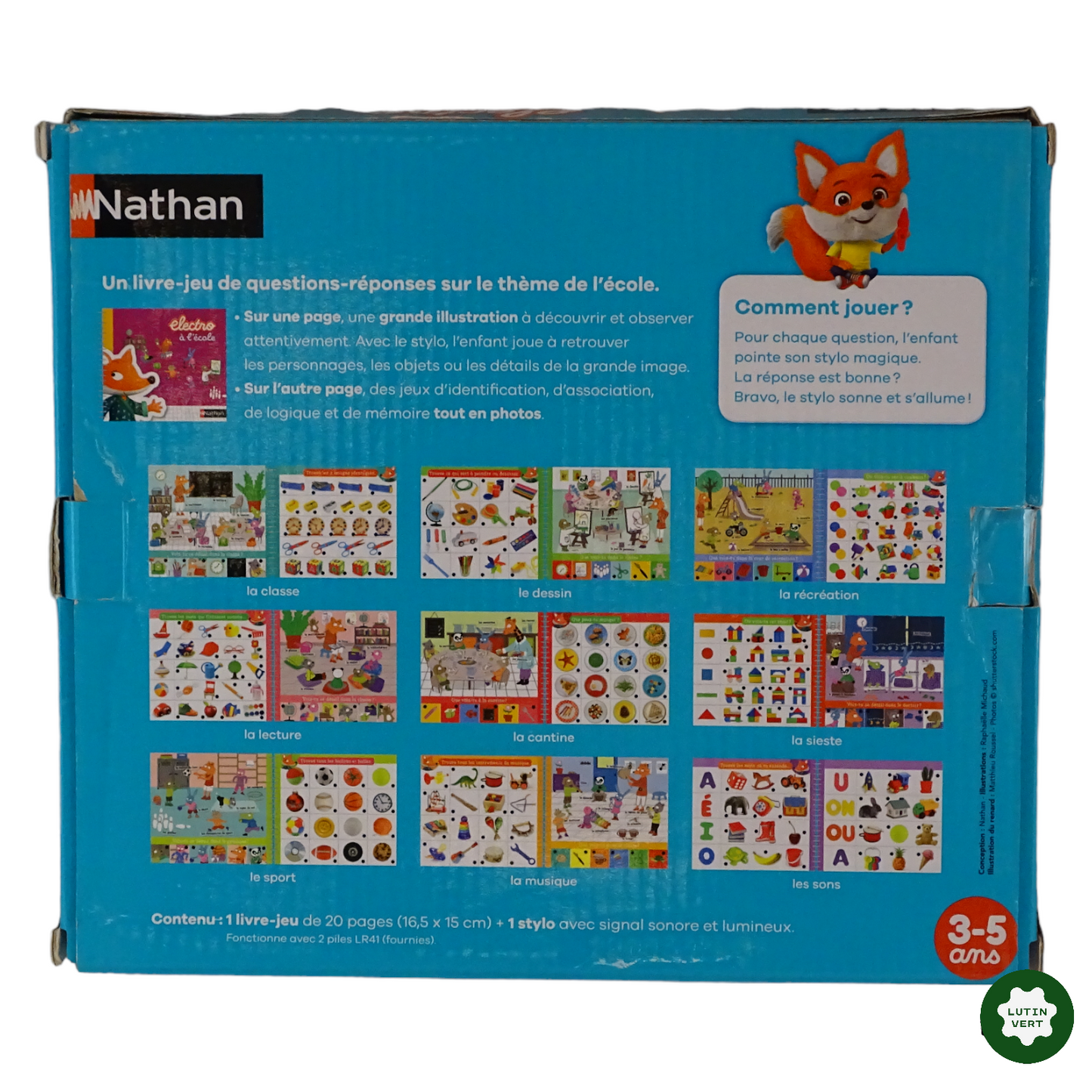 Électro à l’école d'occasion NATHAN - Dès 3 ans | Lutin Vert