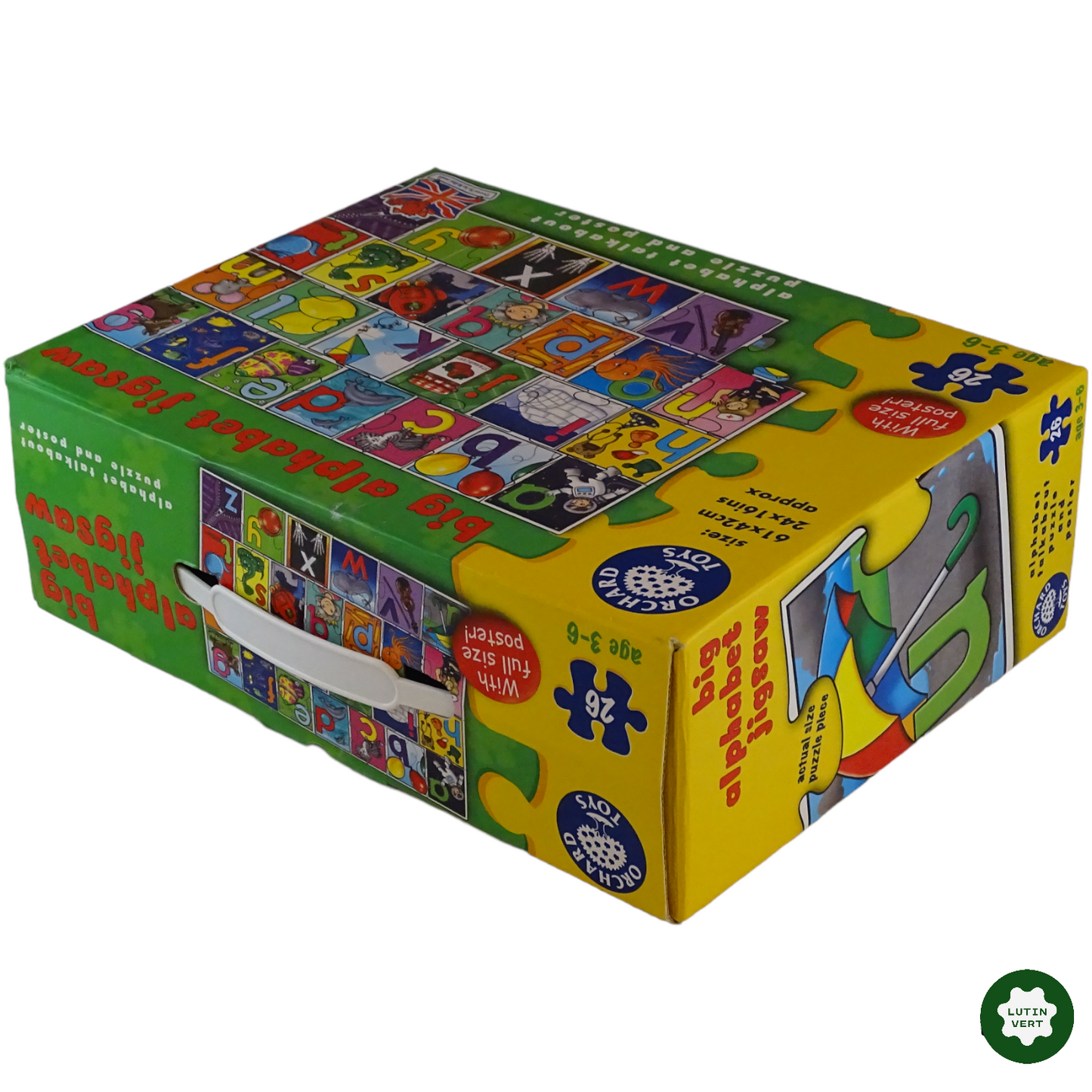 Grand puzzle alphabet d'occasion ORCHARD TOYS - Dès 3 ans | Lutin Vert