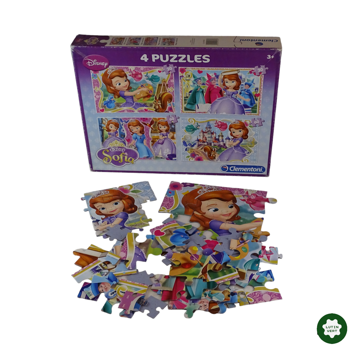 Puzzle Disney Sofia. d'occasion CLEMENTONI - Dès 3 ans | Lutin Vert