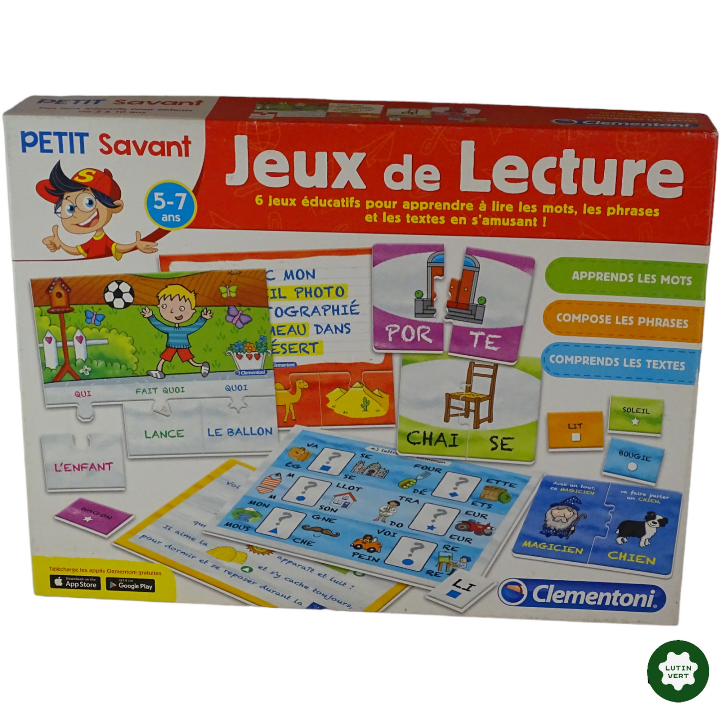 Jeux de lecture d'occasion CLEMENTONI - Dès 5 ans | Lutin Vert