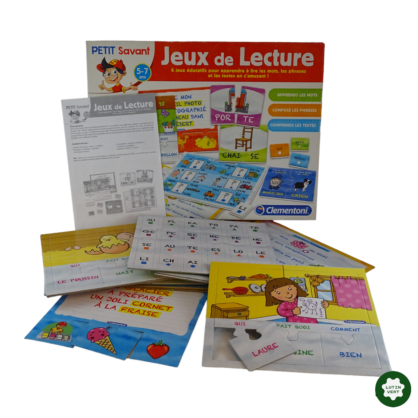 Jeux de lecture d'occasion CLEMENTONI - Dès 5 ans | Lutin Vert