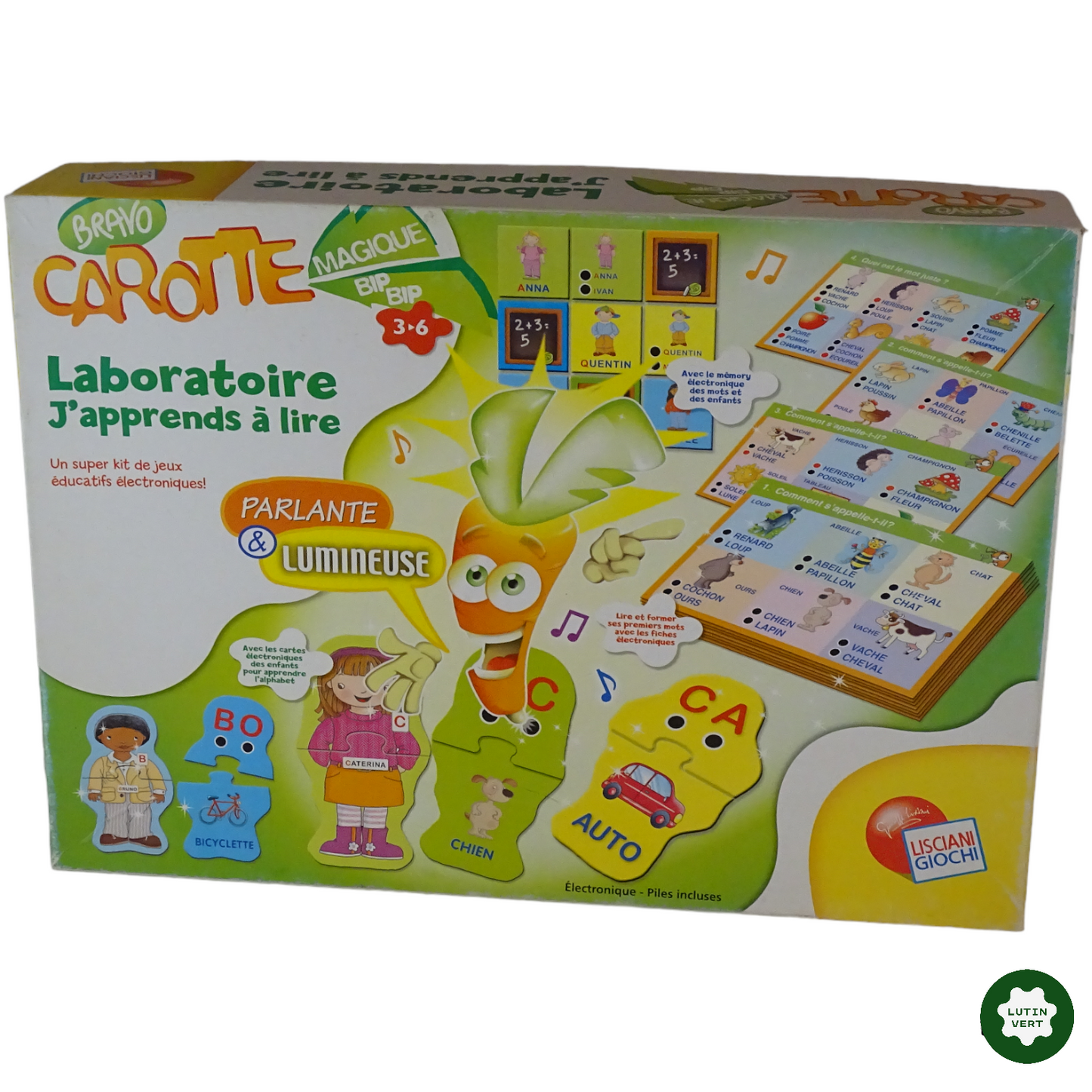 Laboratoire j’apprends à lire d'occasion LISCIANI GIOCHI - Dès 3 ans | Lutin Vert