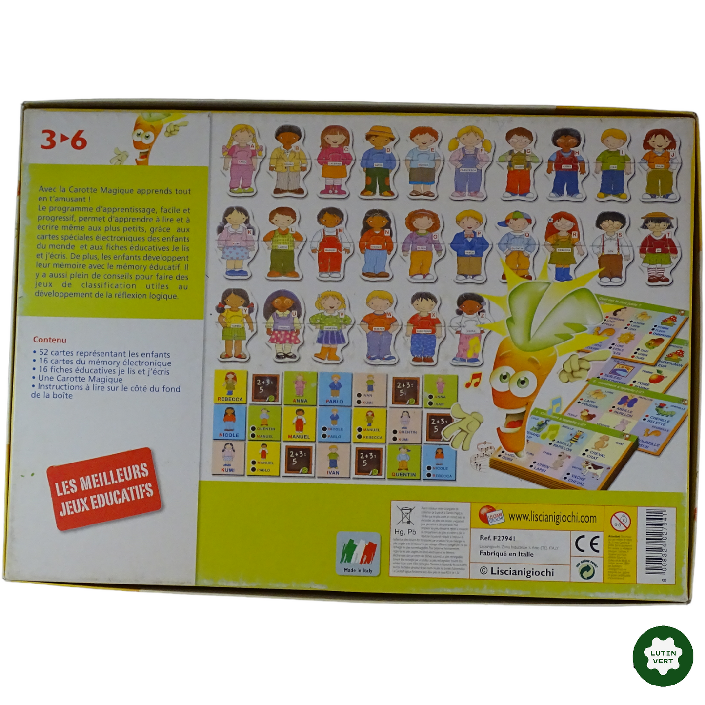 Laboratoire j’apprends à lire d'occasion LISCIANI GIOCHI - Dès 3 ans | Lutin Vert
