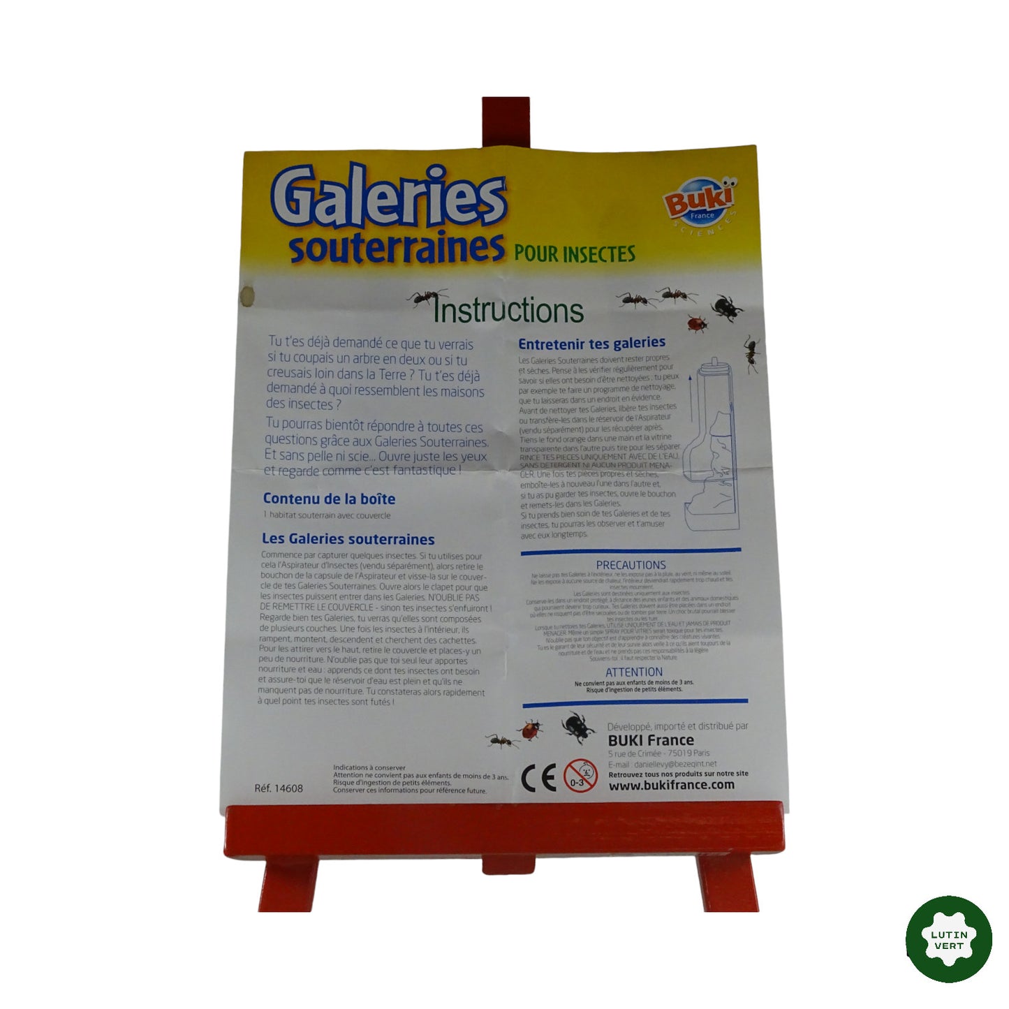 Galeries Souterraines pour Insectes d'occasion BUKI - Dès 6 ans | Ref 6783