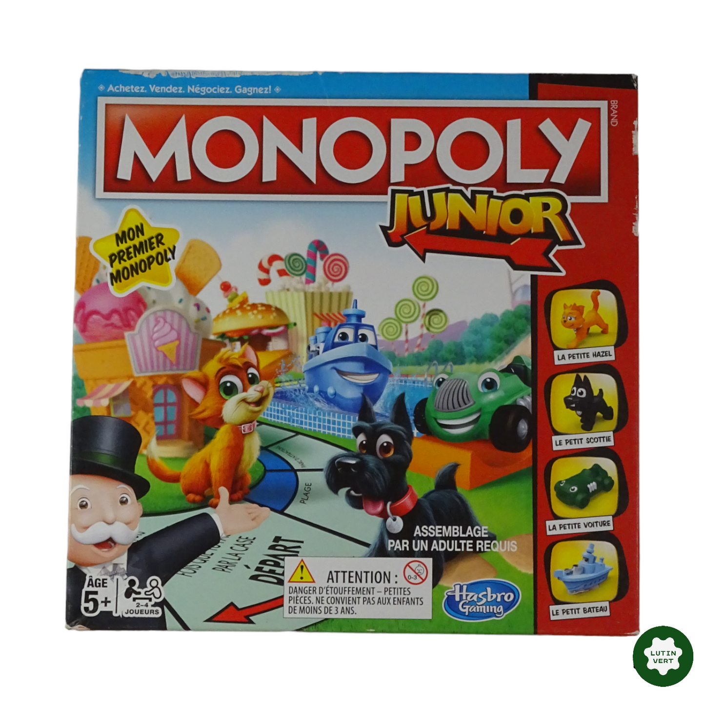 Mon premier Monopoly Junior d'occasion HASBRO - Dès 5 ans | Lutin Vert