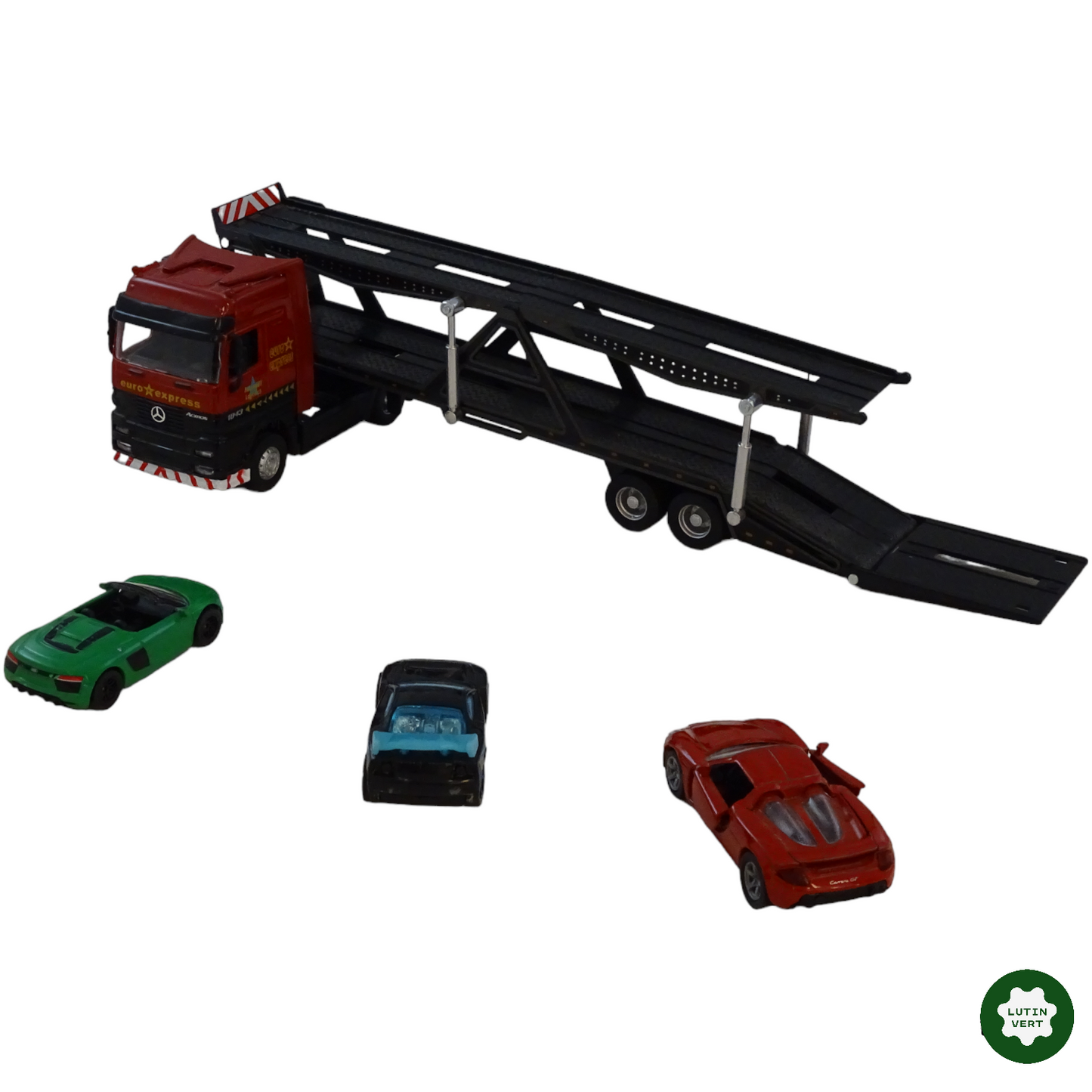Camion transport de voitures d'occasion MAISTO - Dès 5 ans | Lutin Vert