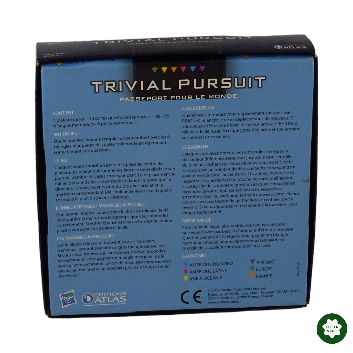 Trivial Pursuit d'occasion HASBRO - Dès 10 ans | Lutin Vert