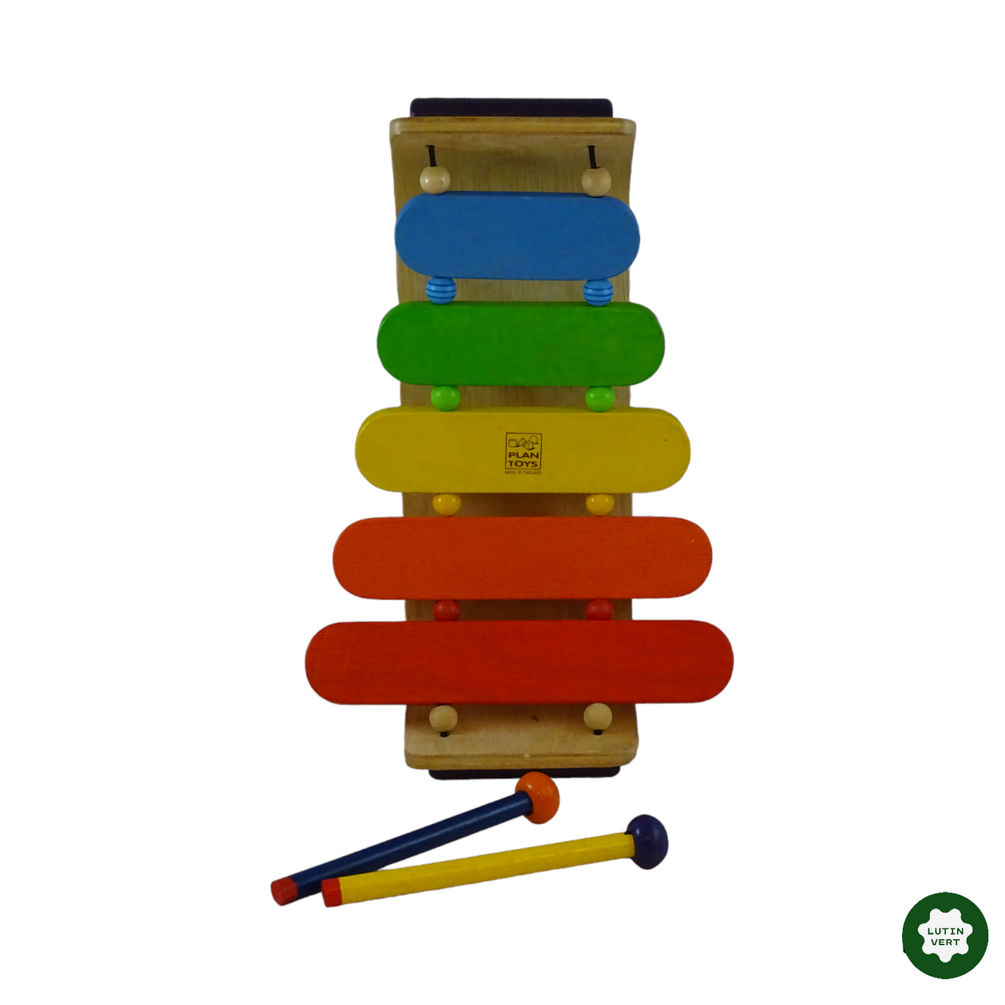 Xylophone en bois d'occasion PLANTOYS - Dès 3 ans | Lutin Vert