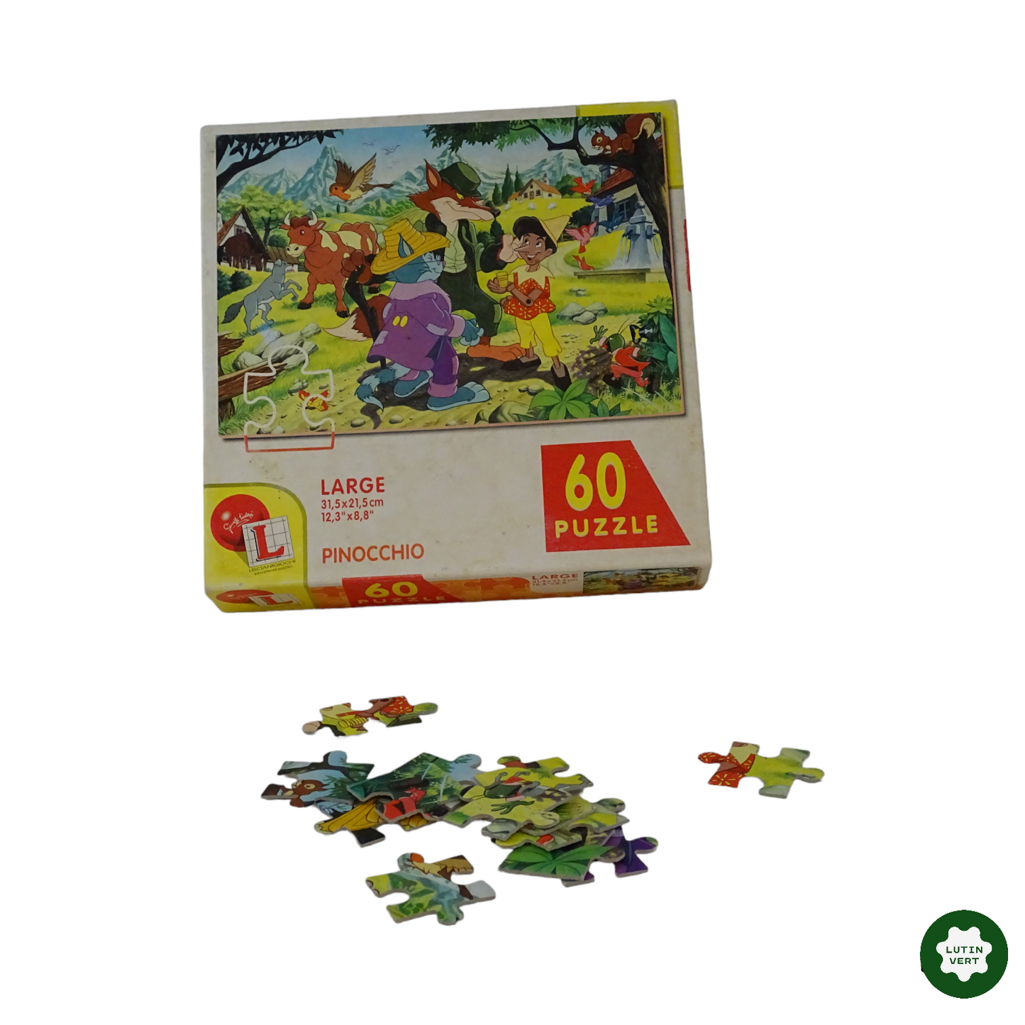 Puzzle vintage de Pinocchio d'occasion LISCIANI GIOCHI - Dès 6 ans | Lutin Vert