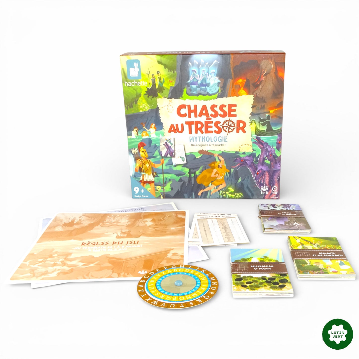 Chasse au trésor Mythologie 84 énigmes d'occasion JANOD - Dès 9 ans | Ref 12762