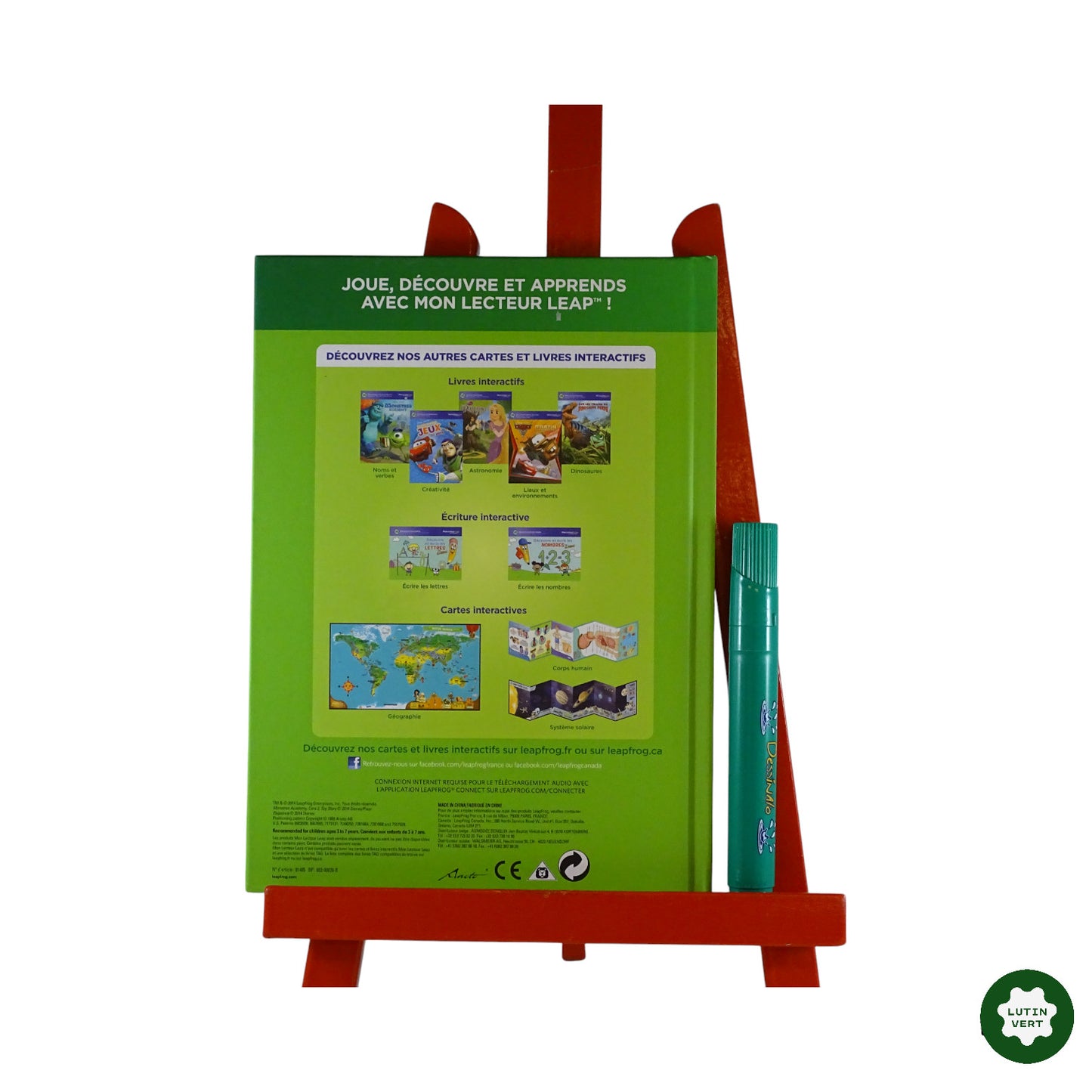 Mon Livre d’activités Interactives d'occasion LEAP FROG - Dès 3 ans | Ref 7923