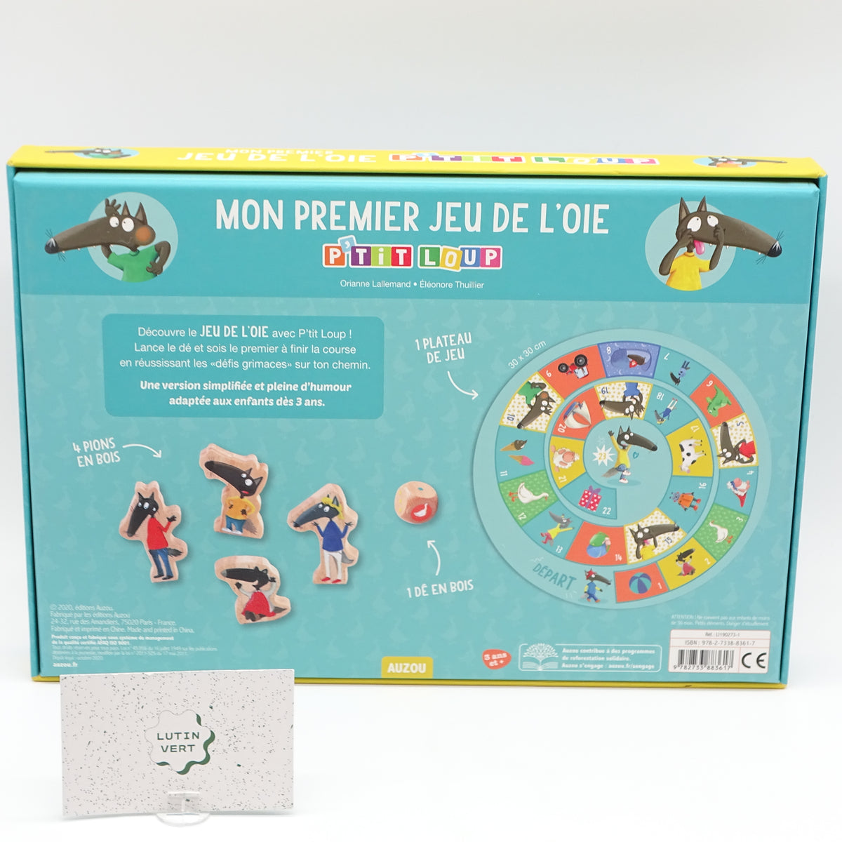 Mon Premier Jeu de L’oie AUZOU - Dès 3 ans | Ref 15505