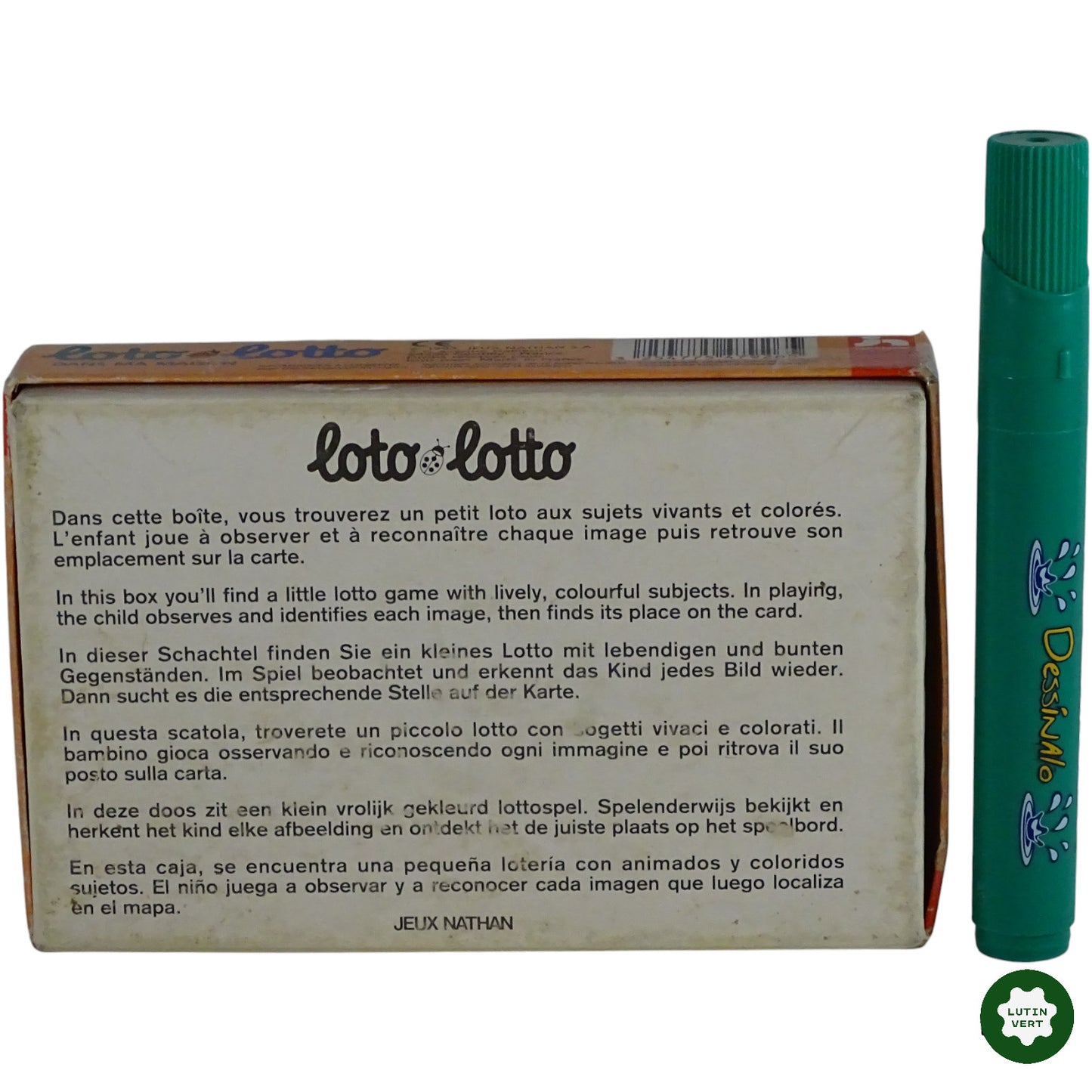 Loto « Dans ma Maison » d'occasion NATHAN - Dès 2 ans | Ref 8114