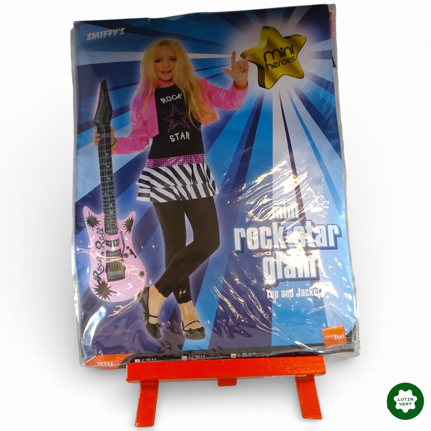 Déguisement enfant « Mini rock star glam » d'occasion SERIOUS FUN - Dès 10 ans | Ref 12894
