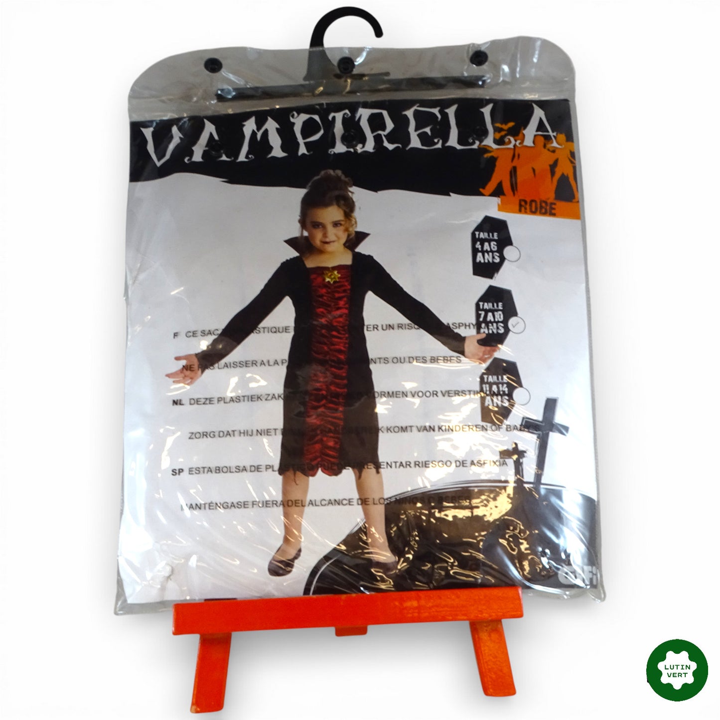 Déguisement enfant « Vampirella » d'occasion GIFI - Dès 7 ans | Ref 12892