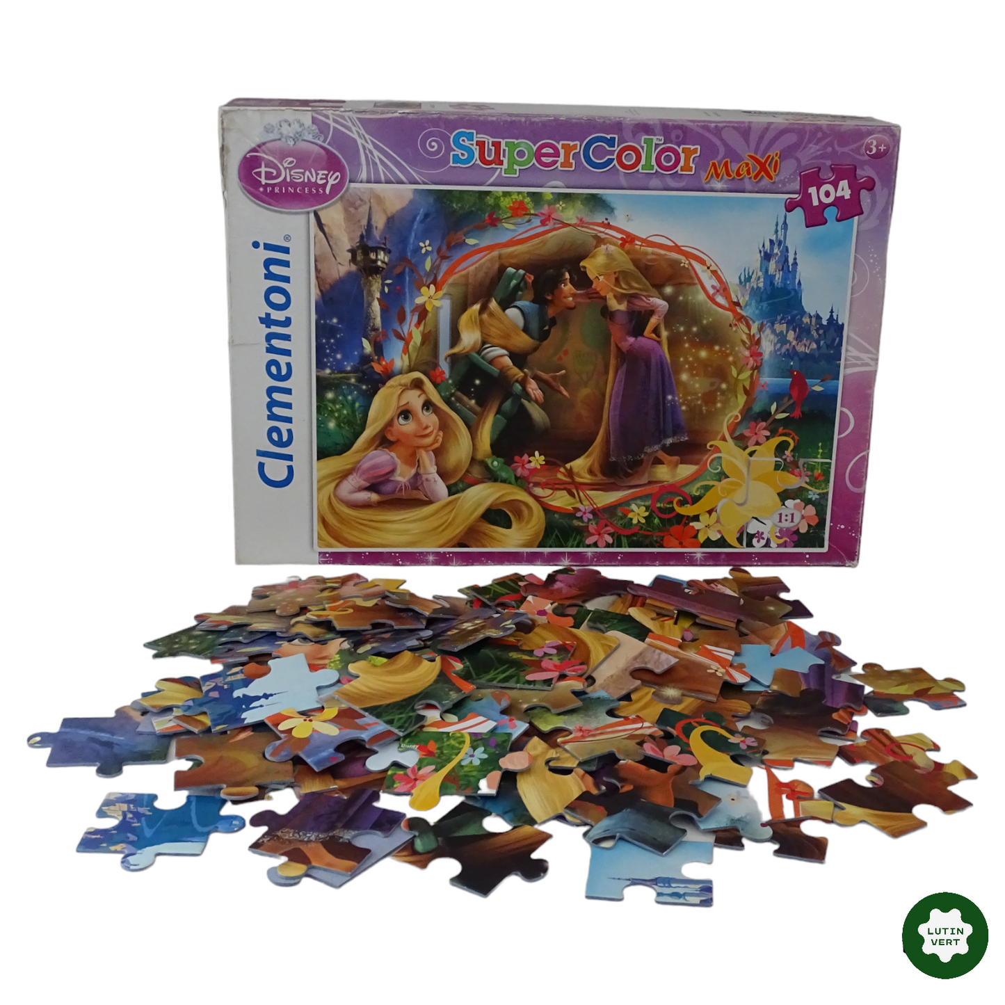 Puzzle de Raiponce maxi Super Color d'occasion CLEMENTONI - Dès 6 ans | Lutin Vert