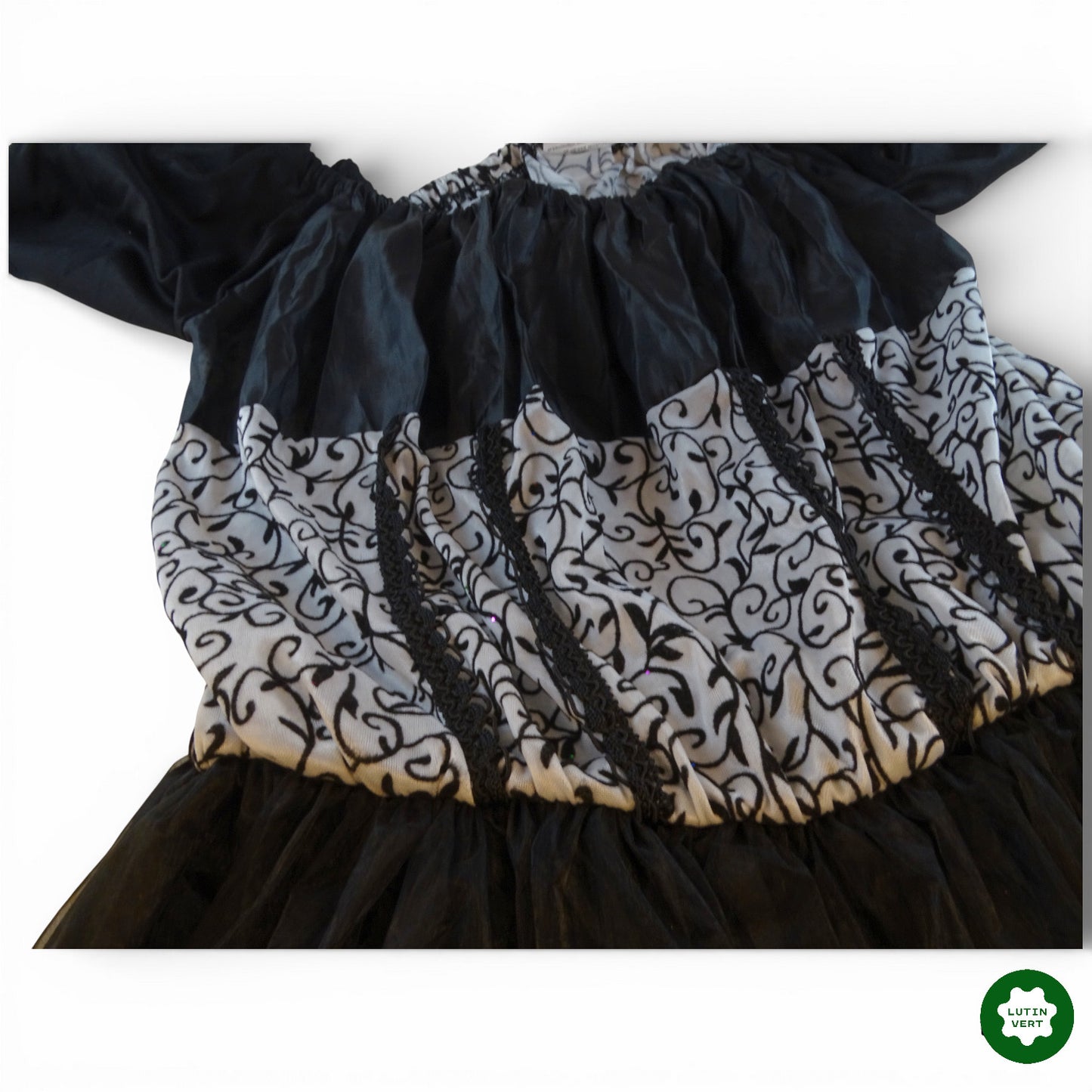 Robe Princesse Noire d'occasion GIFI - Dès 10 ans | Ref 12922