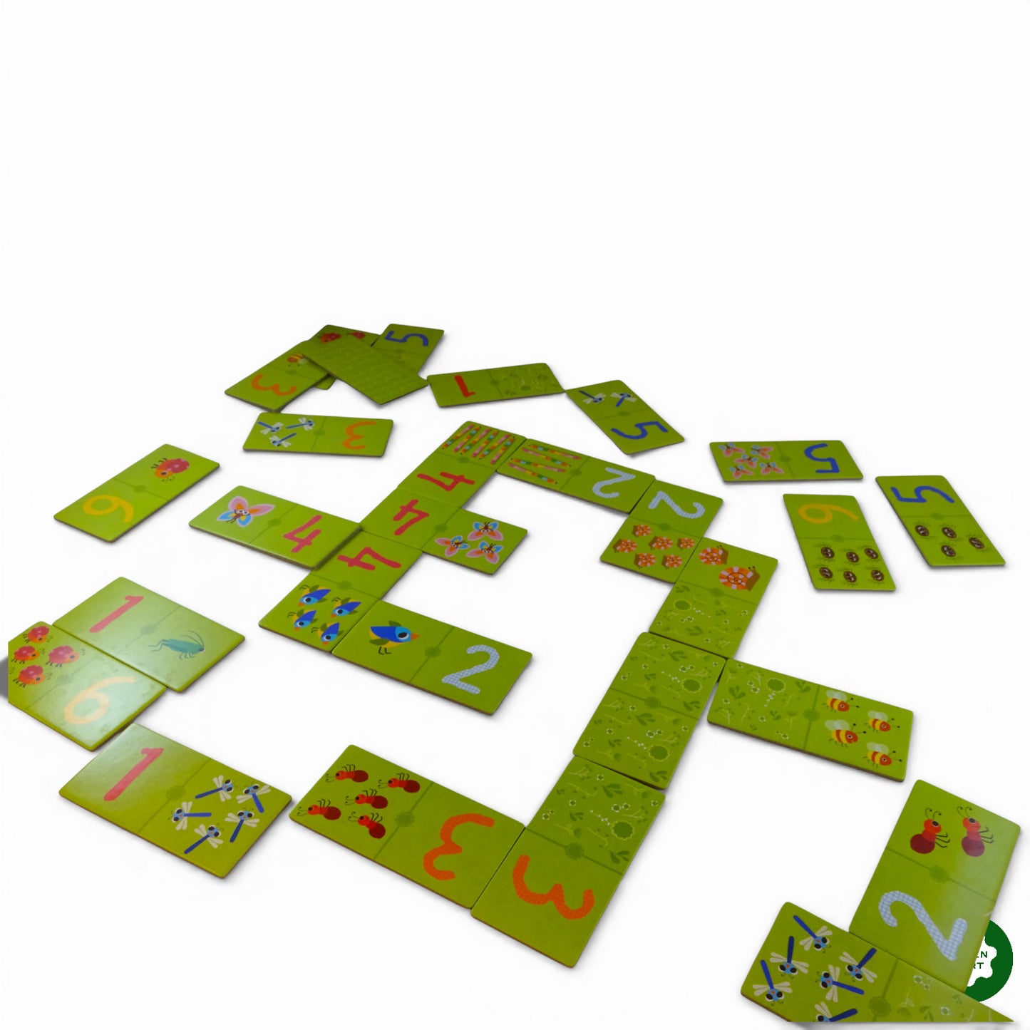 Domino 28 pièces « Un, deux, trois » d'occasion DJECO - Dès 4 ans | Ref 12944