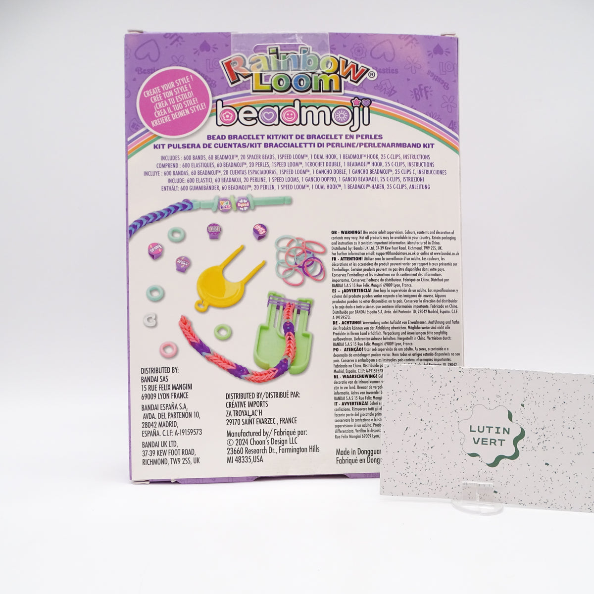 Beadmoji Kit de Bracelet en Perles RAINBOW - Dès 7 ans | Ref 15632