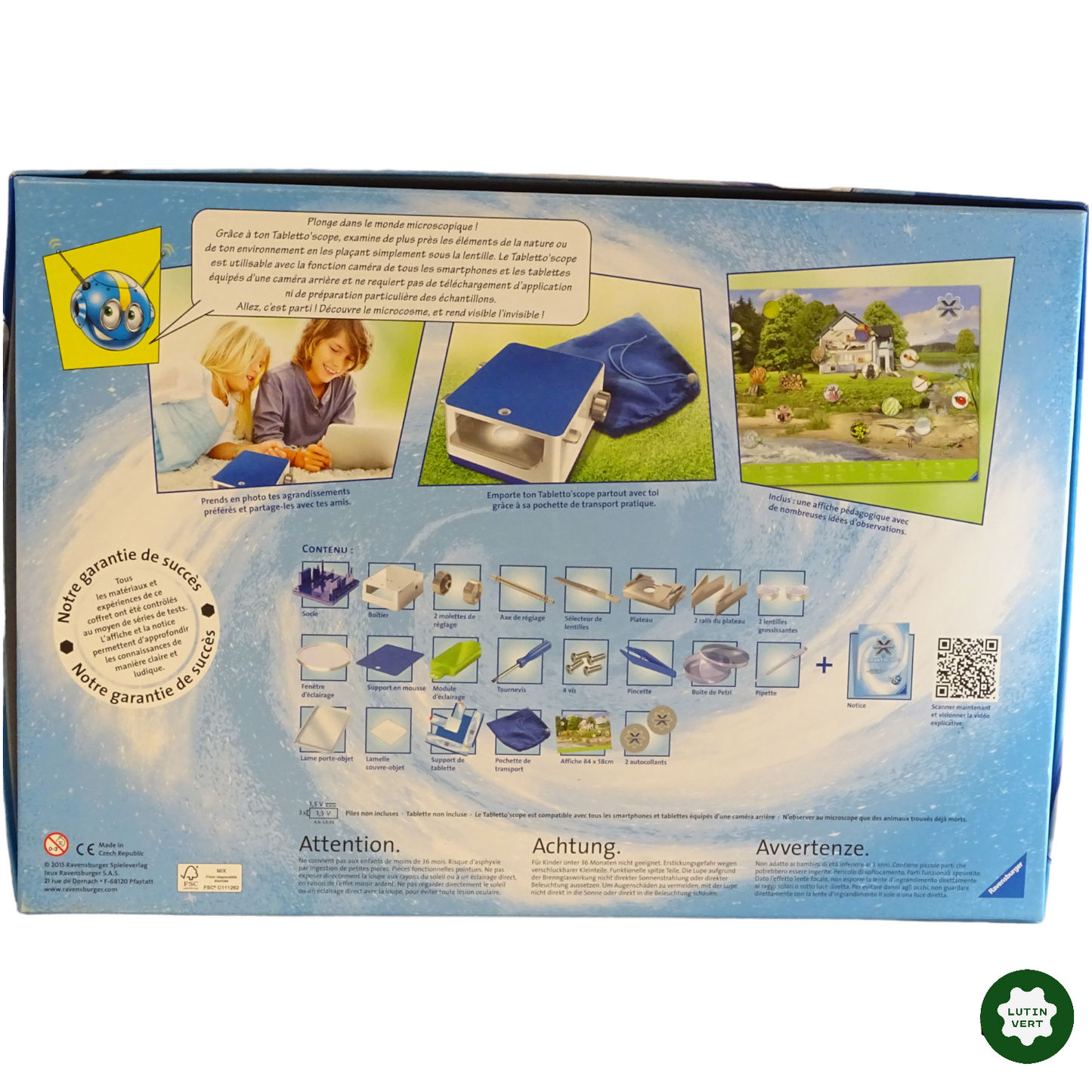 Tabletto’scope d'occasion RAVENSBURGER - Dès 8 ans | Lutin Vert
