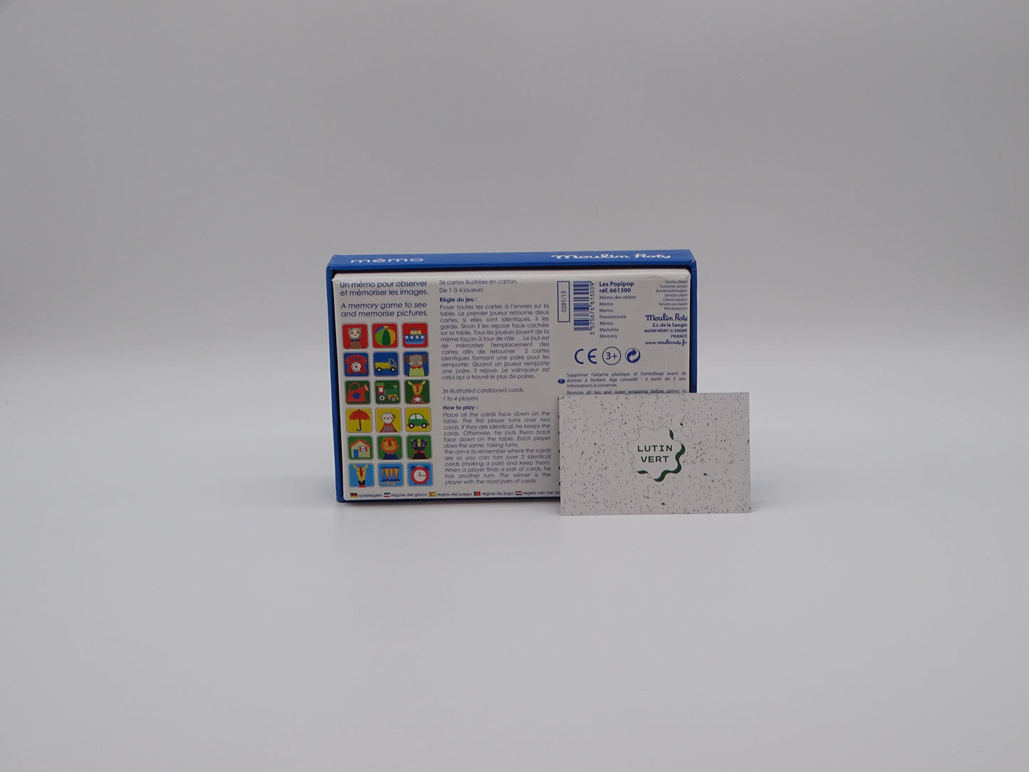 Le mémo des images d'occasion Moulin roty - Dès 3 ans | Lutin vert Ref 13006