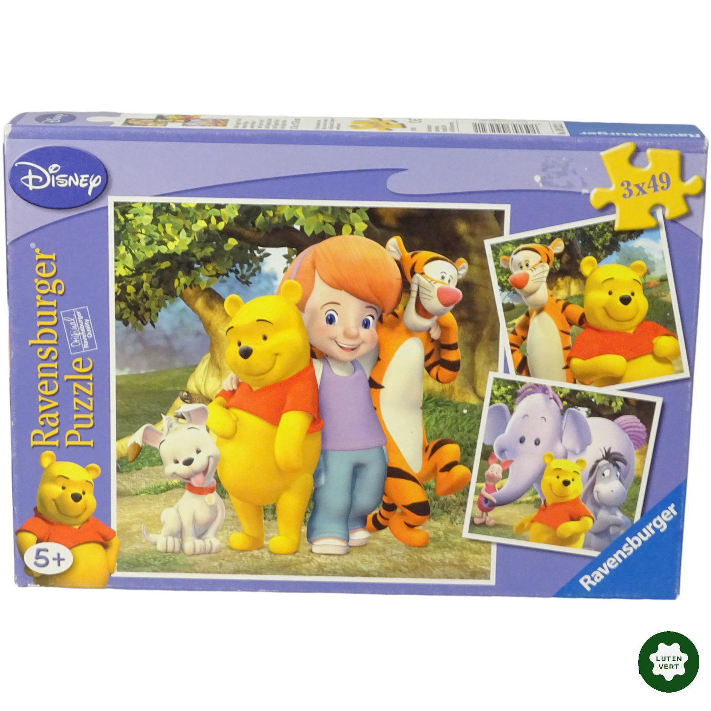 3 Puzzles Dyney Winnie l’ourson 49 pièces d'occasion RAVENSBURGER - Dès 5 ans | Lutin Vert