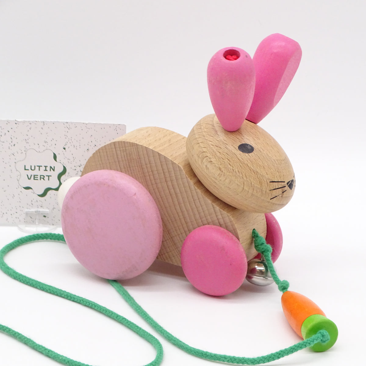 Lapin en bois à tirer « Hanna Hoppel » SELECTA - Dès 4 ans | Ref 15678