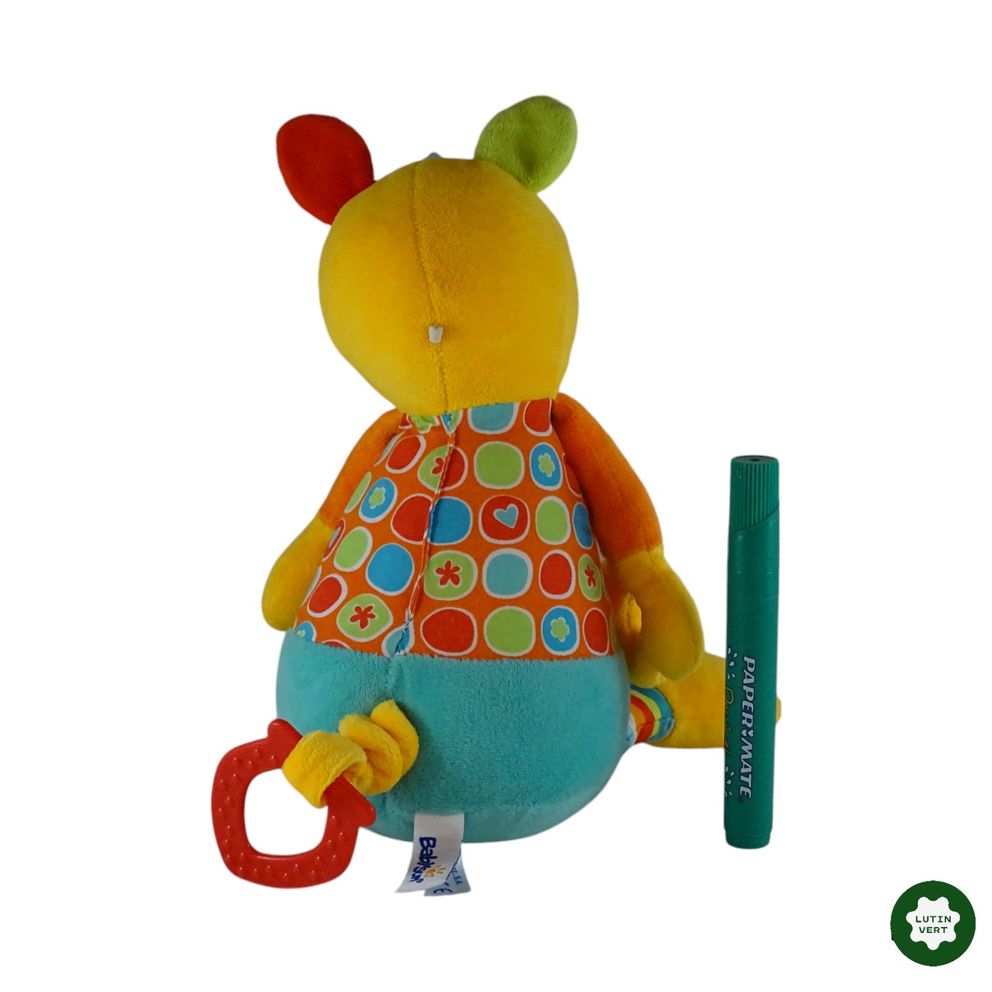 Doudou Rhinoceros sonore et sensorielle. d'occasion BABYSUN - Dès 6 mois | Ref 8868