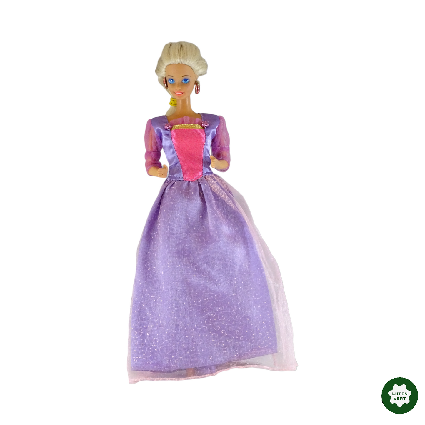 Barbie 1966 robe violette tulle d'occasion MATTEL - Dès 3 ans | Lutin Vert