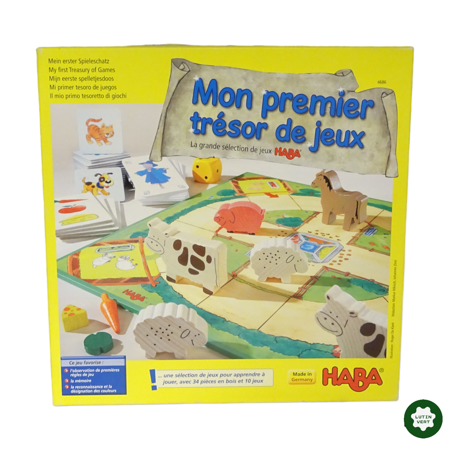 Mon Premier Trésor de Jeux d'occasion HABA - Dès 3 ans | Lutin Vert