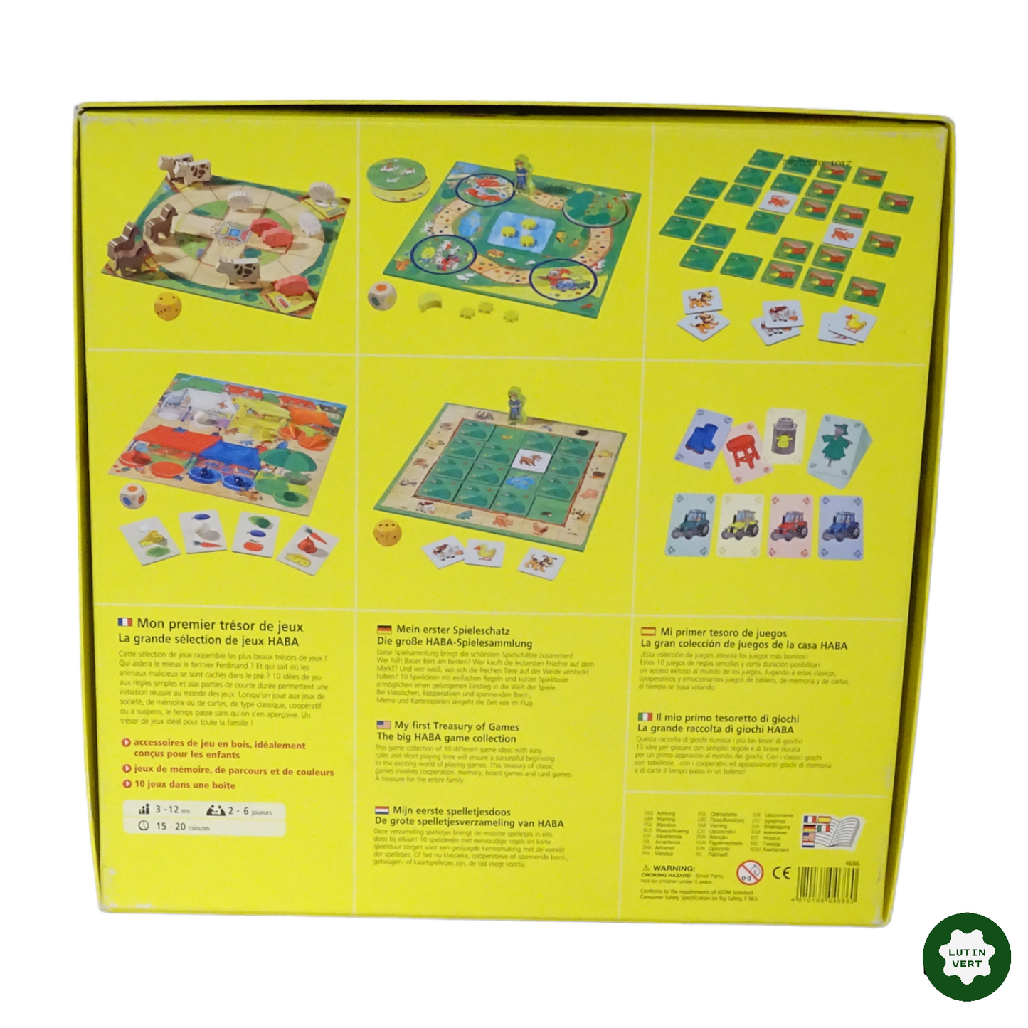 Mon Premier Trésor de Jeux d'occasion HABA - Dès 3 ans | Lutin Vert