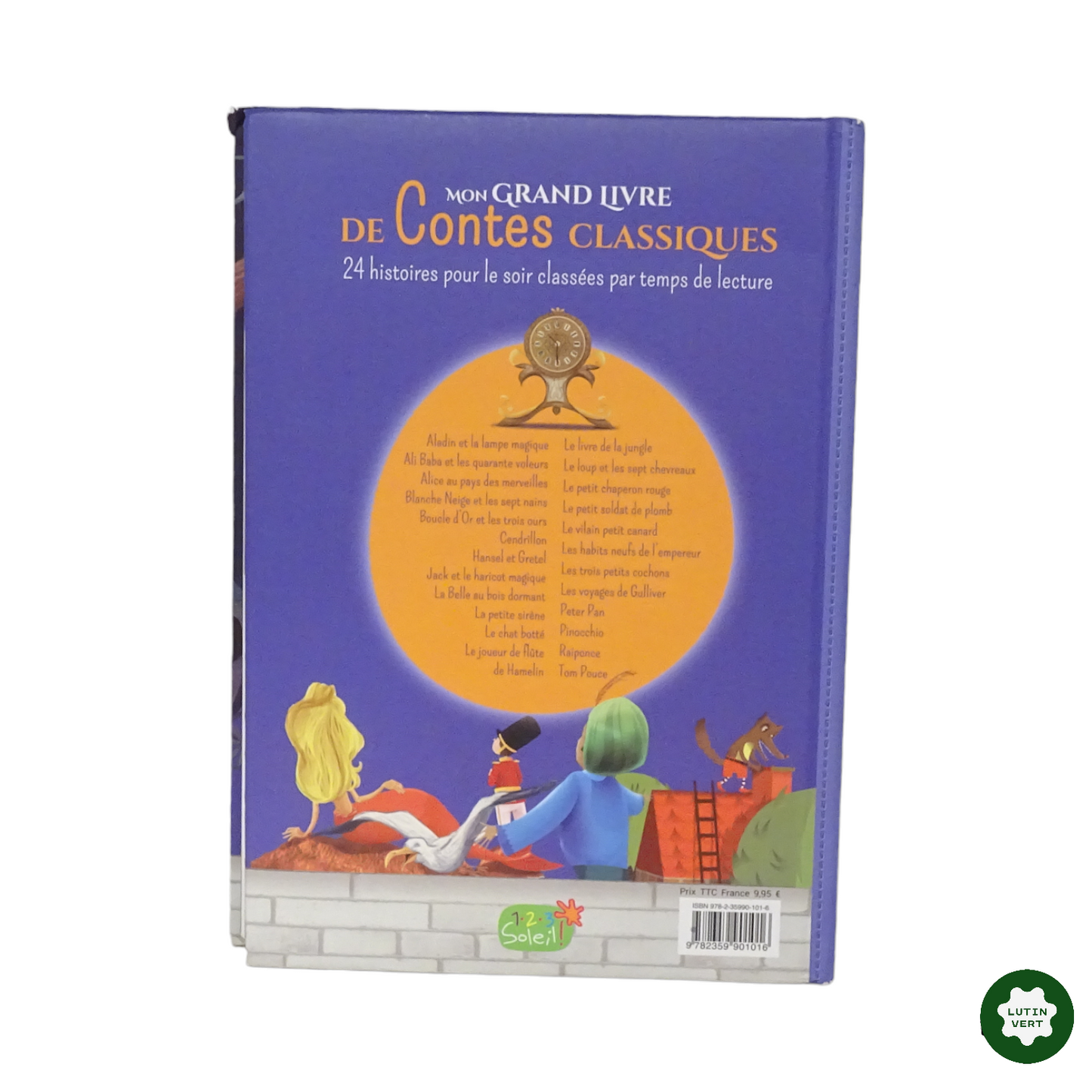 Mon Grand Livre de Contes Classiques d'occasion 123 SOLEIL ! - Dès 3 ans | Lutin Vert