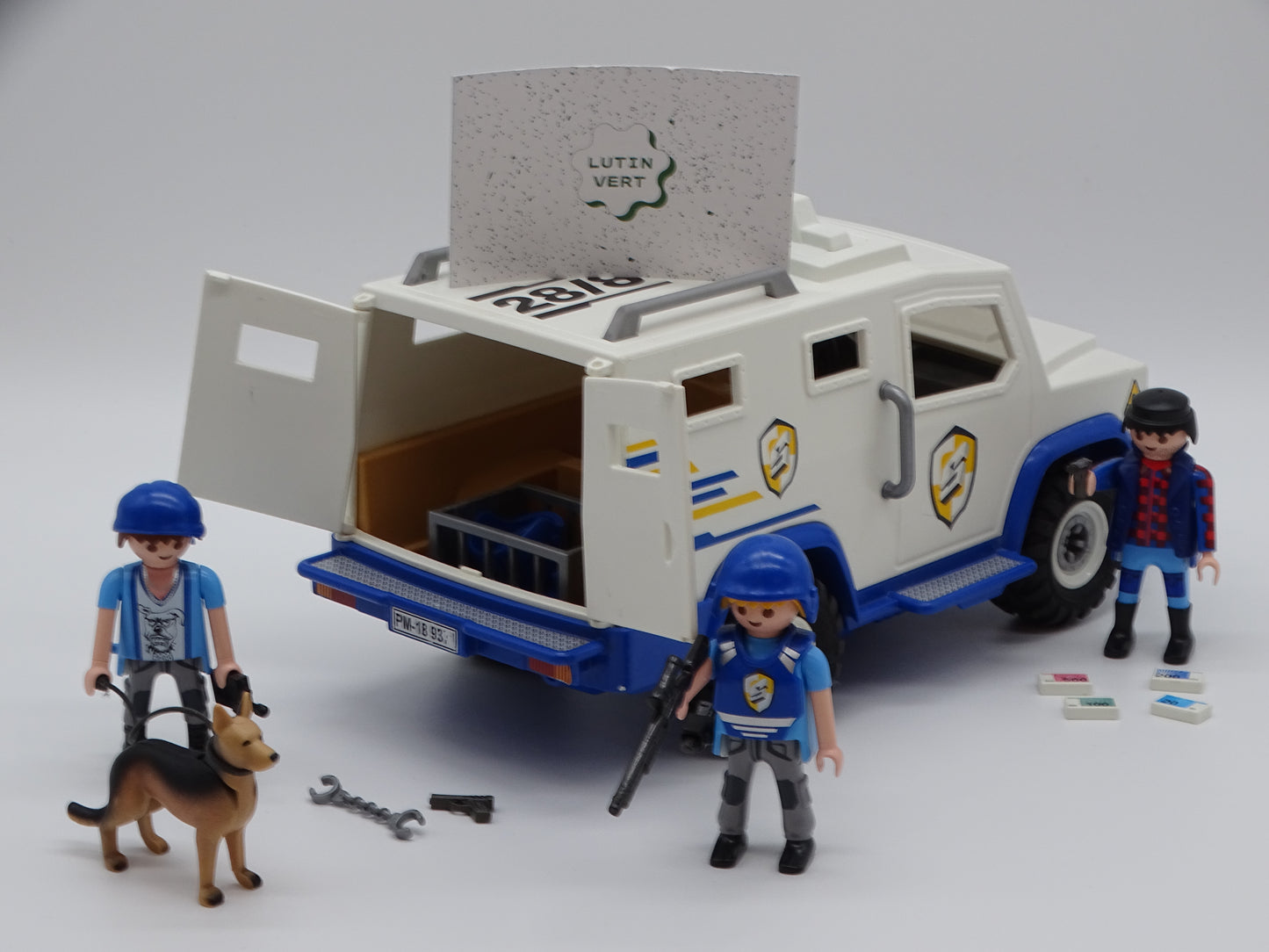 Playmobil 9371 « Fourgon blindé et convoyeurs de fonds » d'occasion PLAYMOBIL - Dès 4 ans | Ref 13076