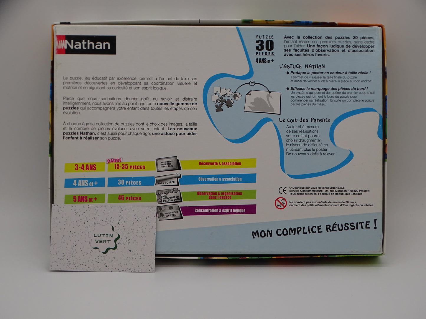 Puzzle « Franklin joue dans sa chambre » d'occasion NATHAN - Dès 4 ans | Ref 13119