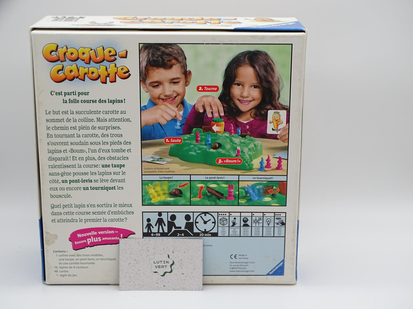 Jeu de société « Croque carotte » d'occasion RAVENSBURGER - Dès 4 ans | Ref 13177